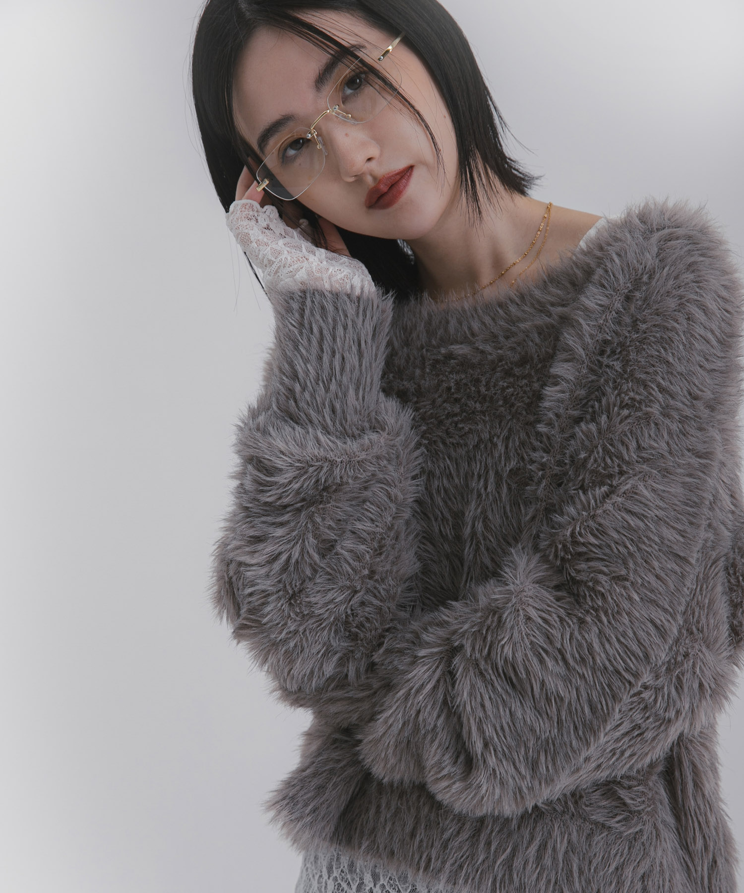 身長：162cm サイズ：one