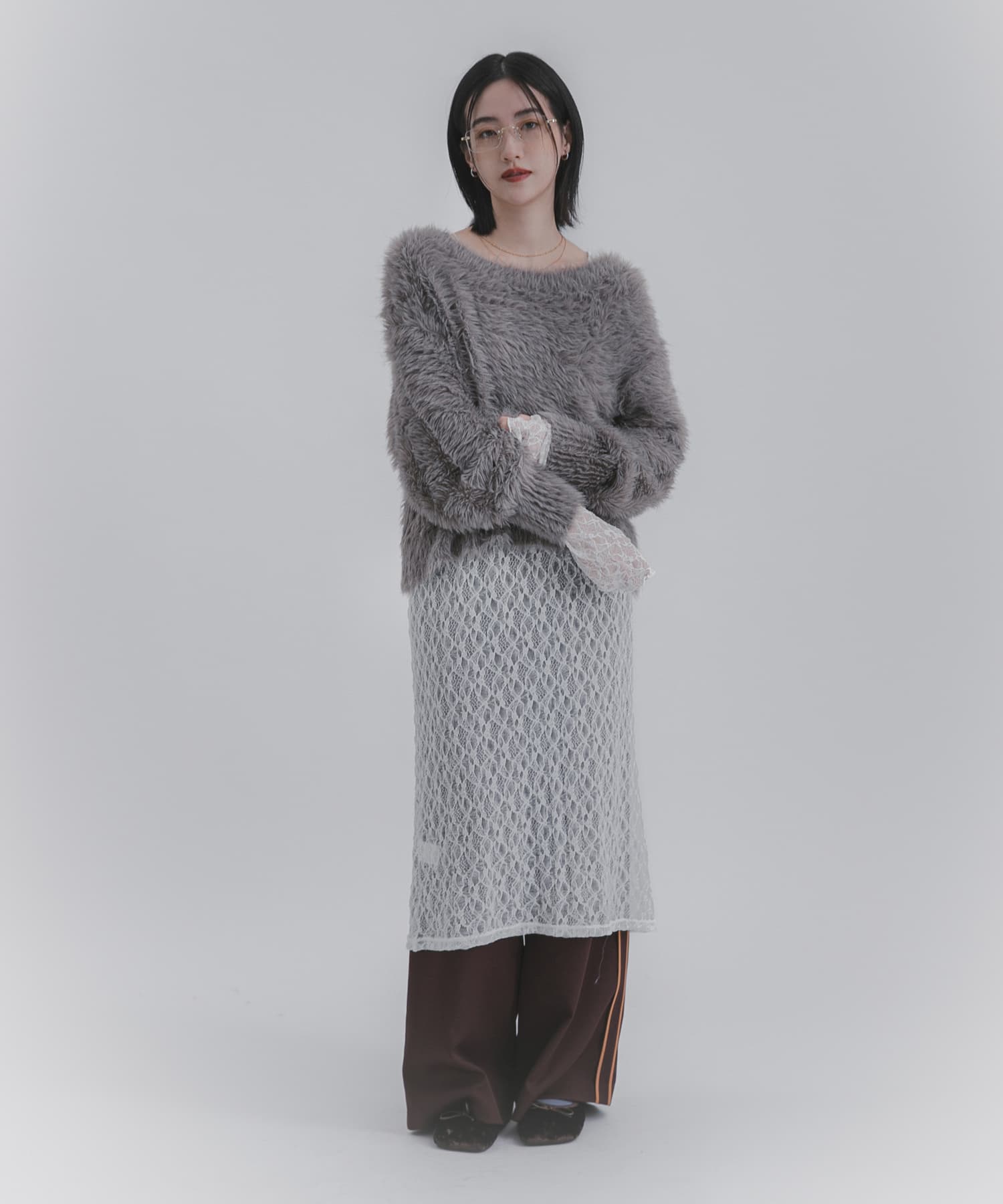 身長：162cm サイズ：one