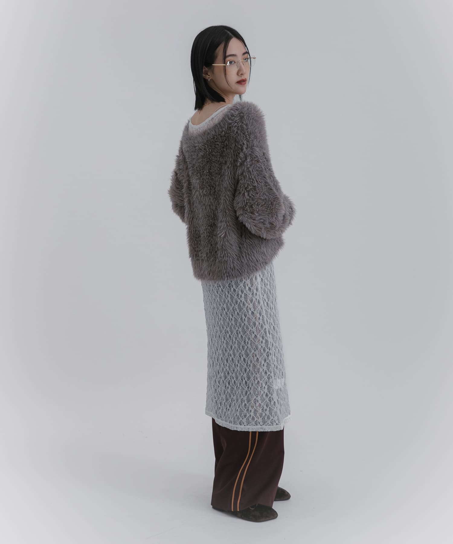 身長：162cm サイズ：one