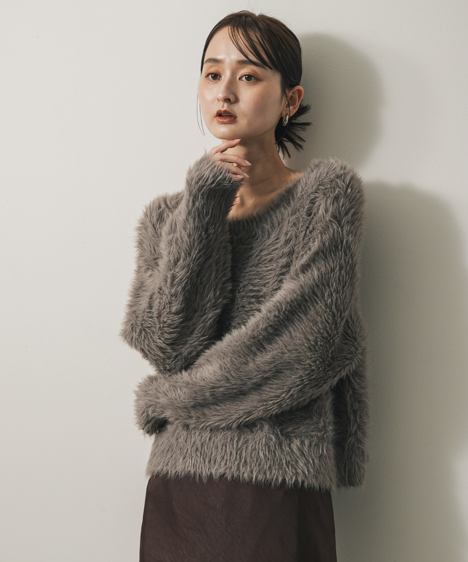 身長：169cm サイズ：one