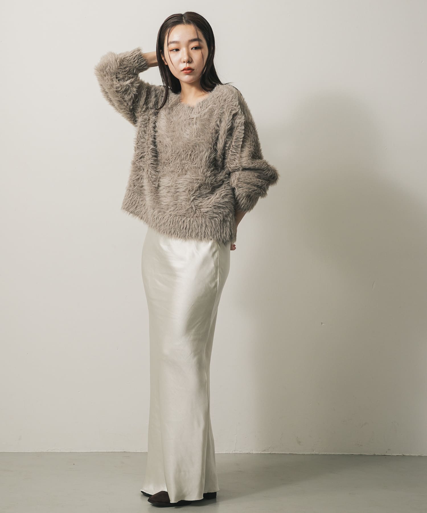 身長：158cm サイズ：one