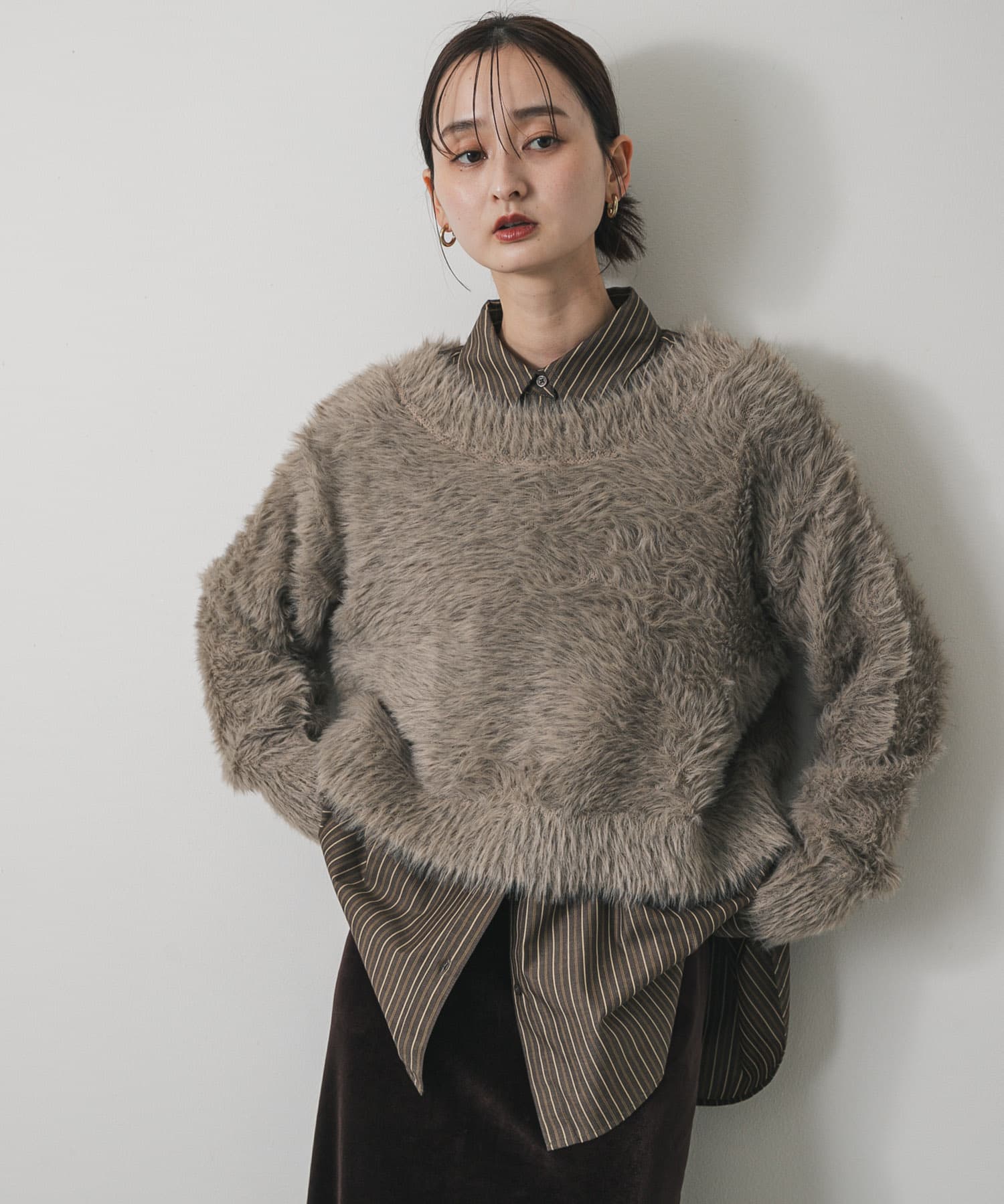 身長：169cm サイズ：one