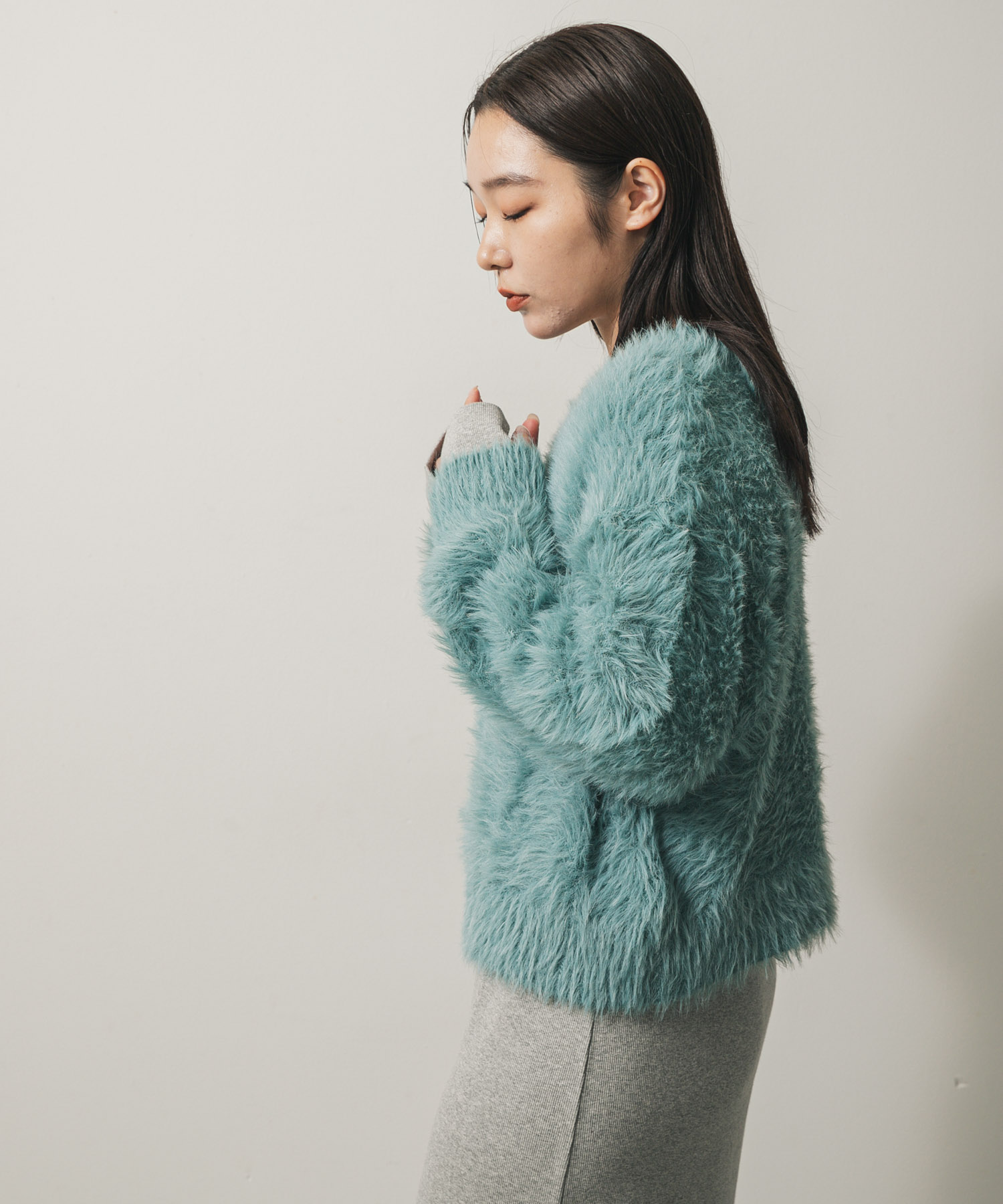 身長：158cm サイズ：one