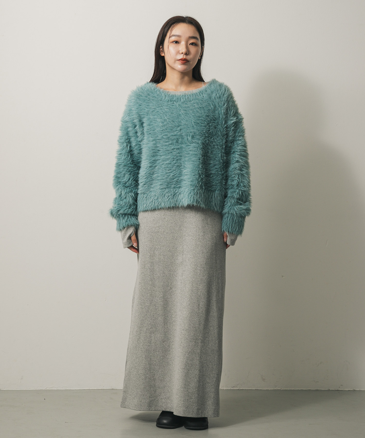 身長：158cm サイズ：one
