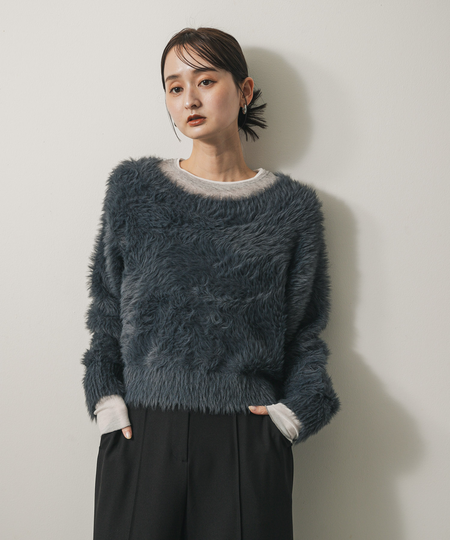 身長：169cm サイズ：one