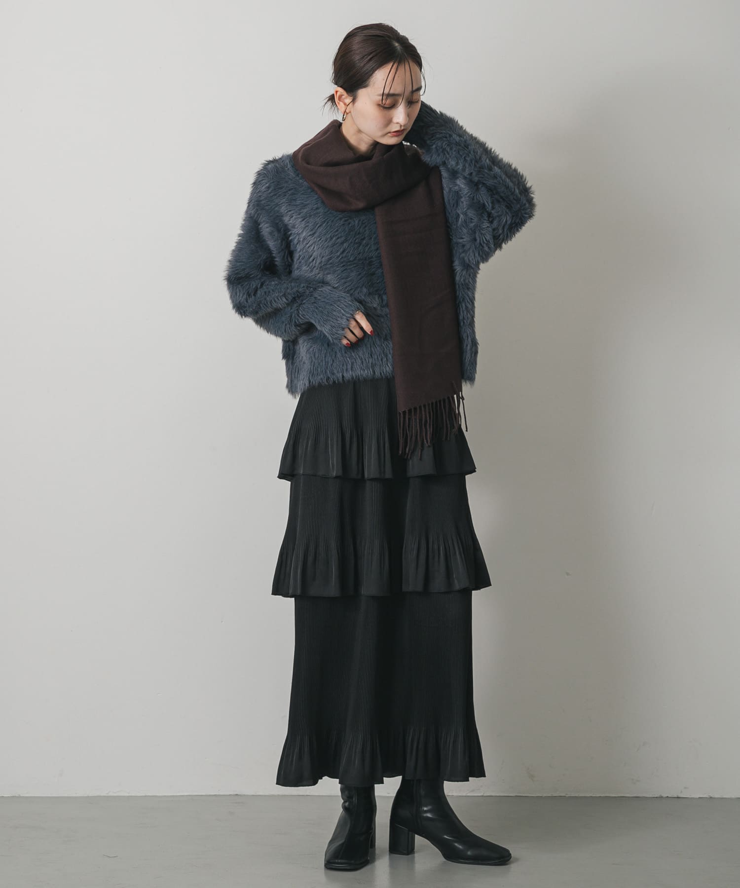 身長：169cm サイズ：one