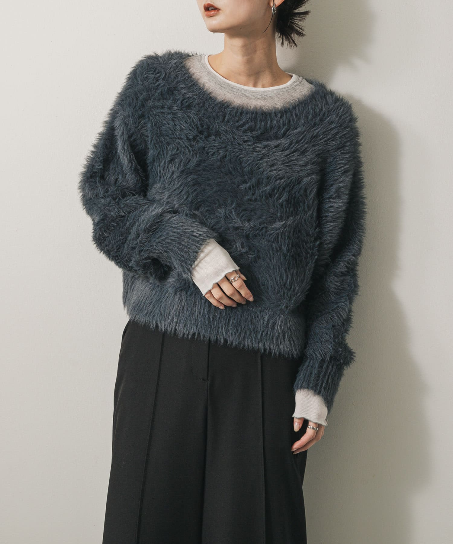 身長：169cm サイズ：one