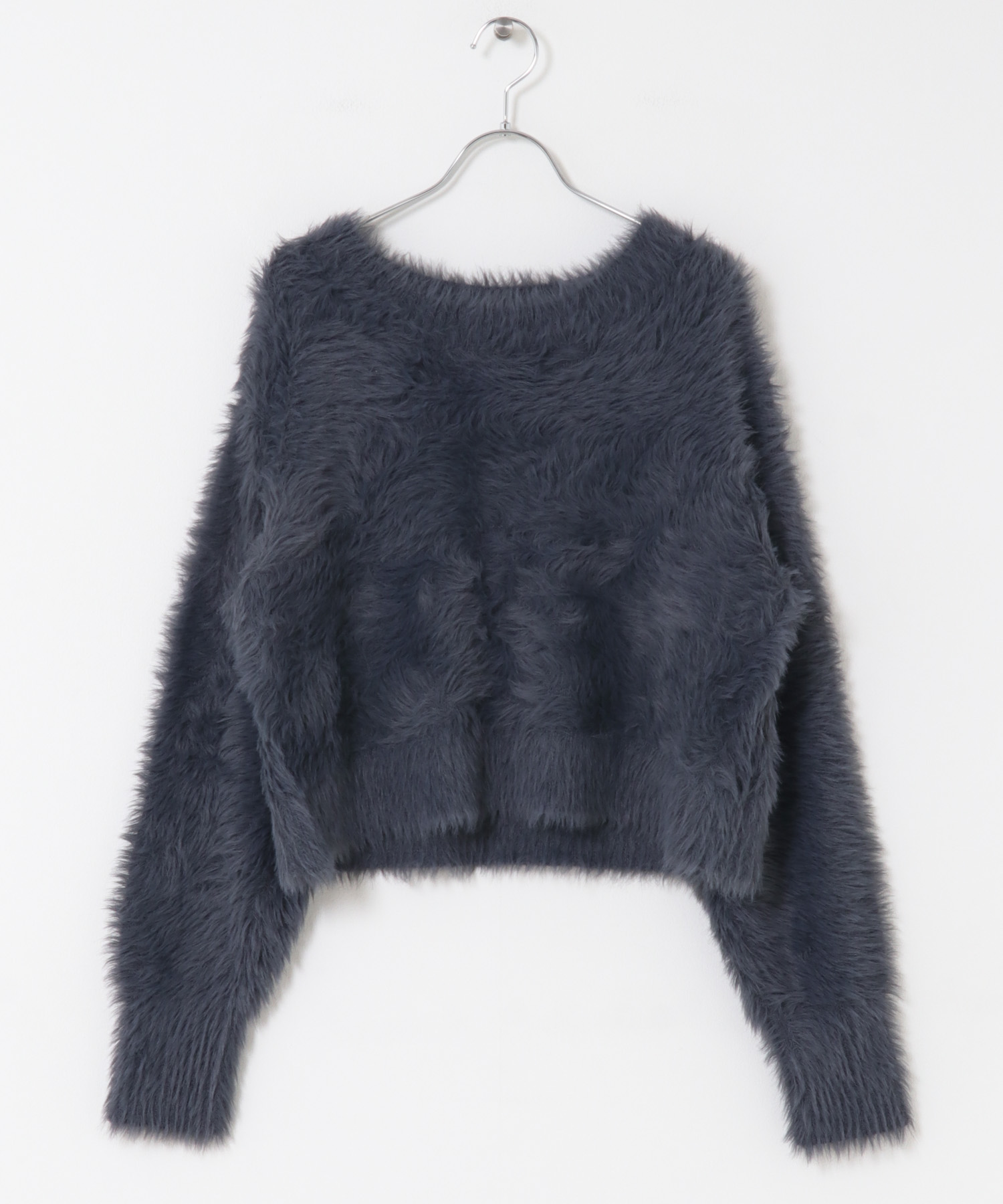 ミックスシャギーセーター NAVY One