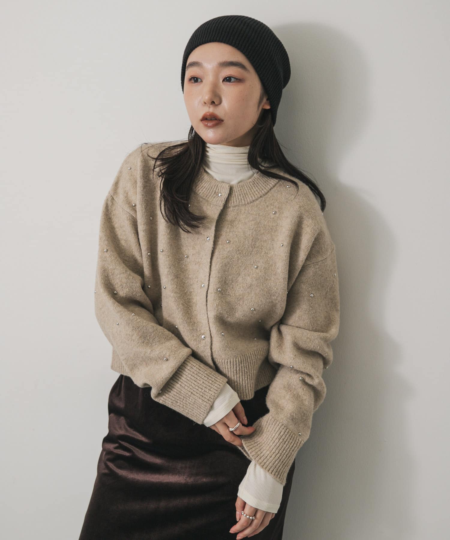 身長：158cm サイズ：one