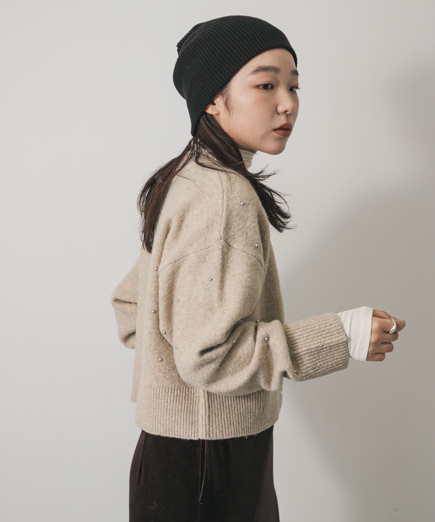 身長：158cm サイズ：one