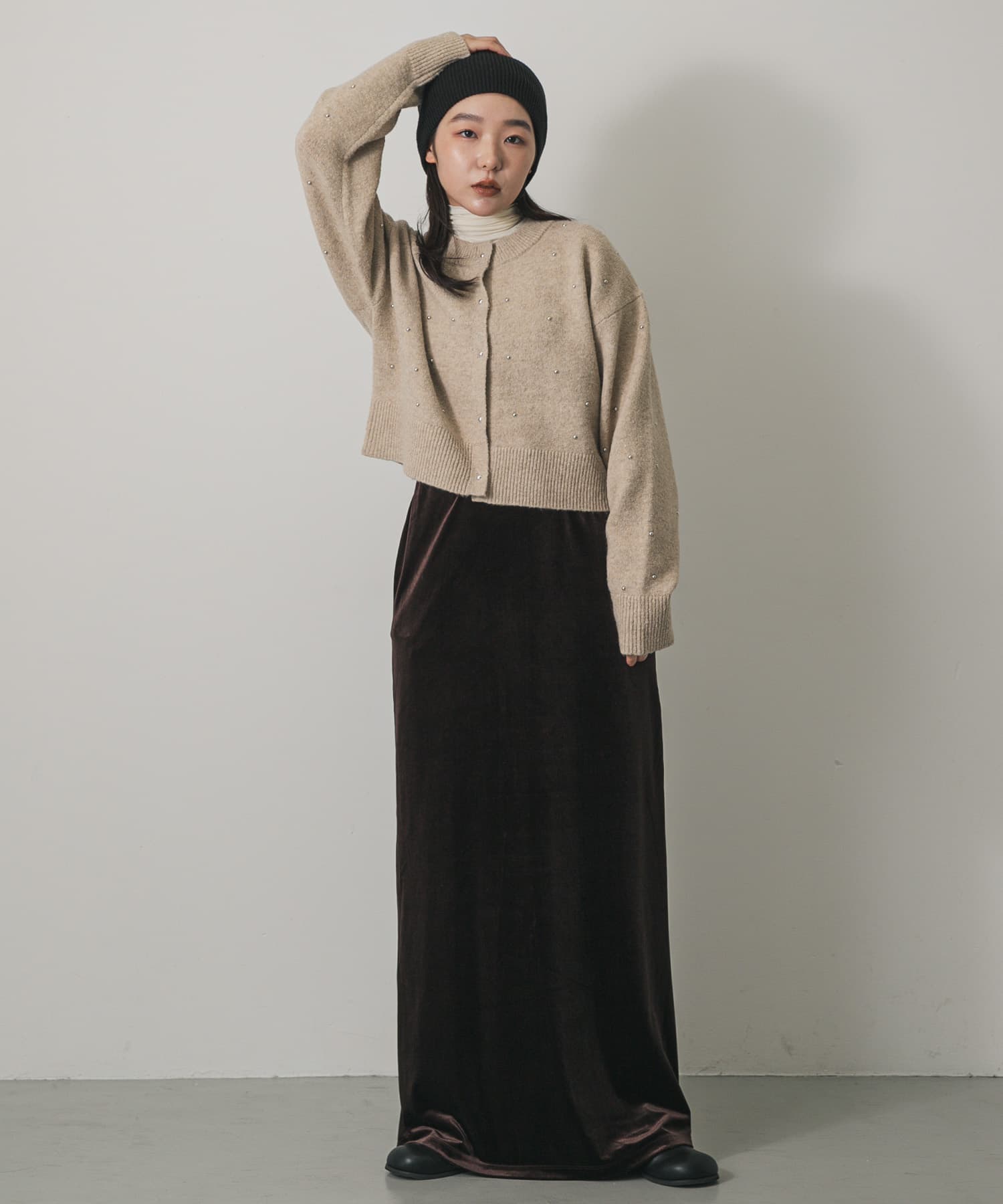 身長：158cm サイズ：one