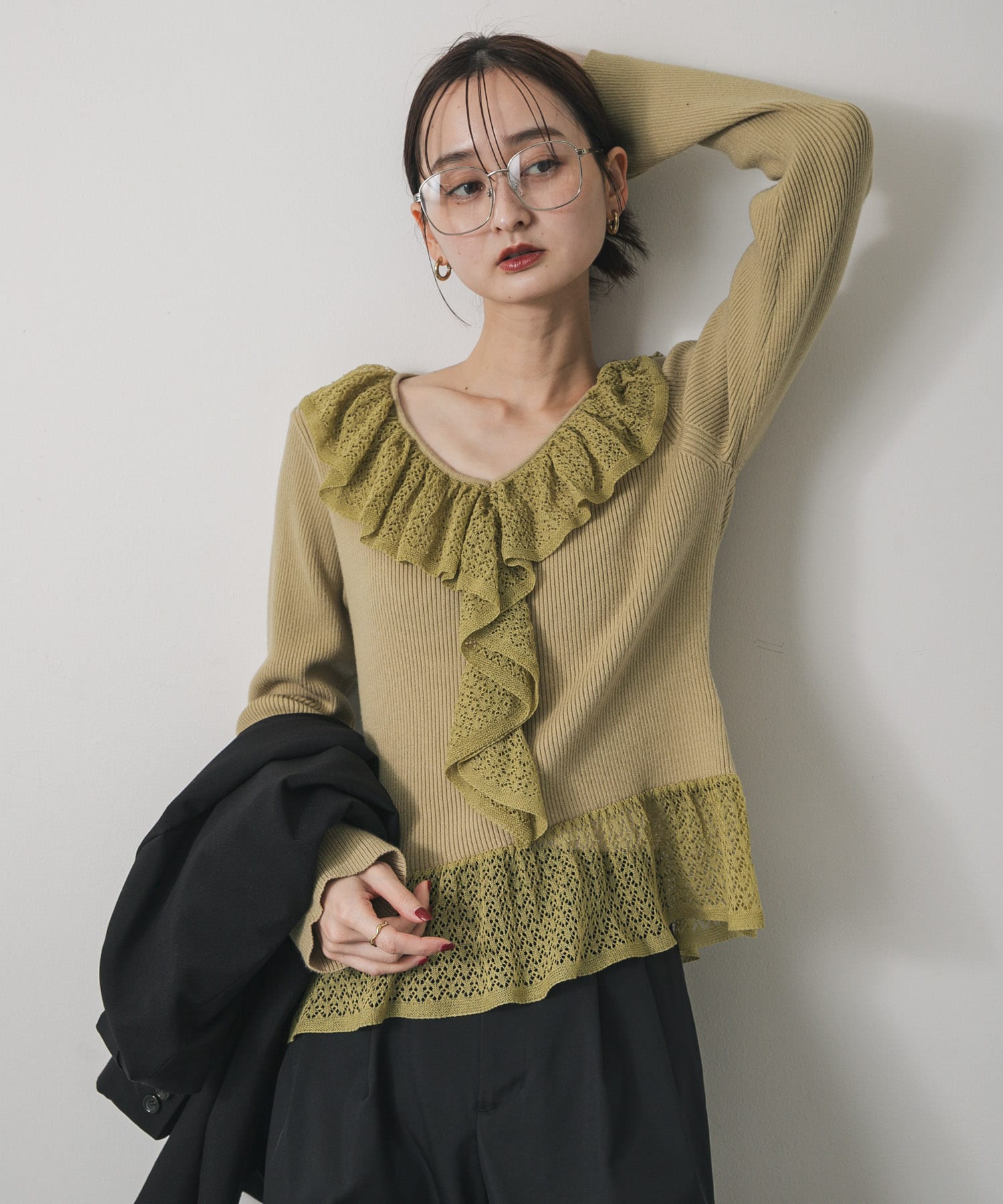 身長：169cm サイズ：one