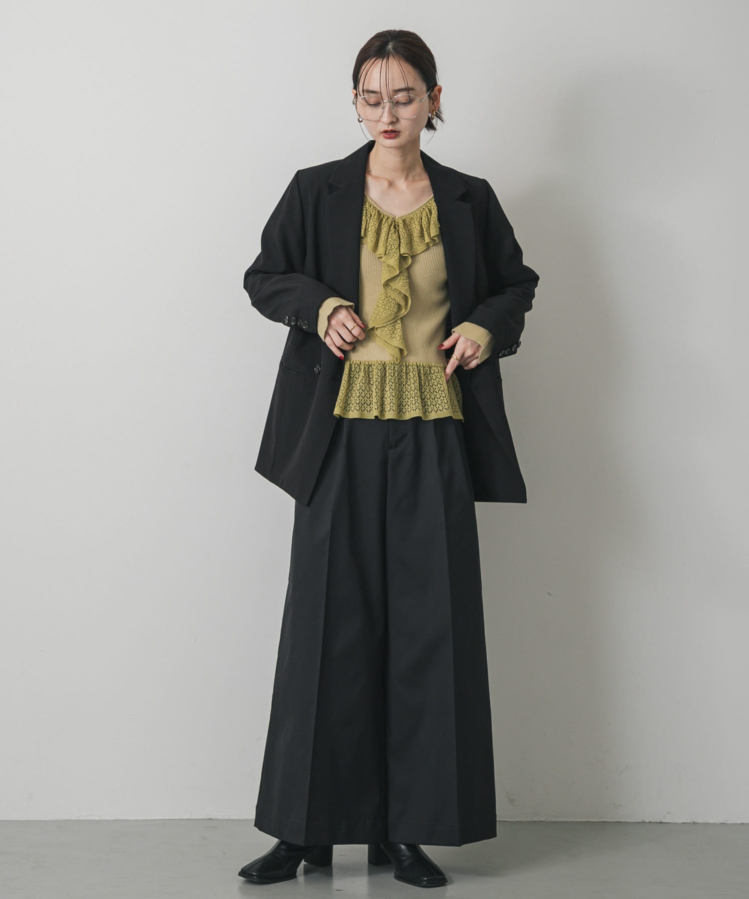 身長：169cm サイズ：one