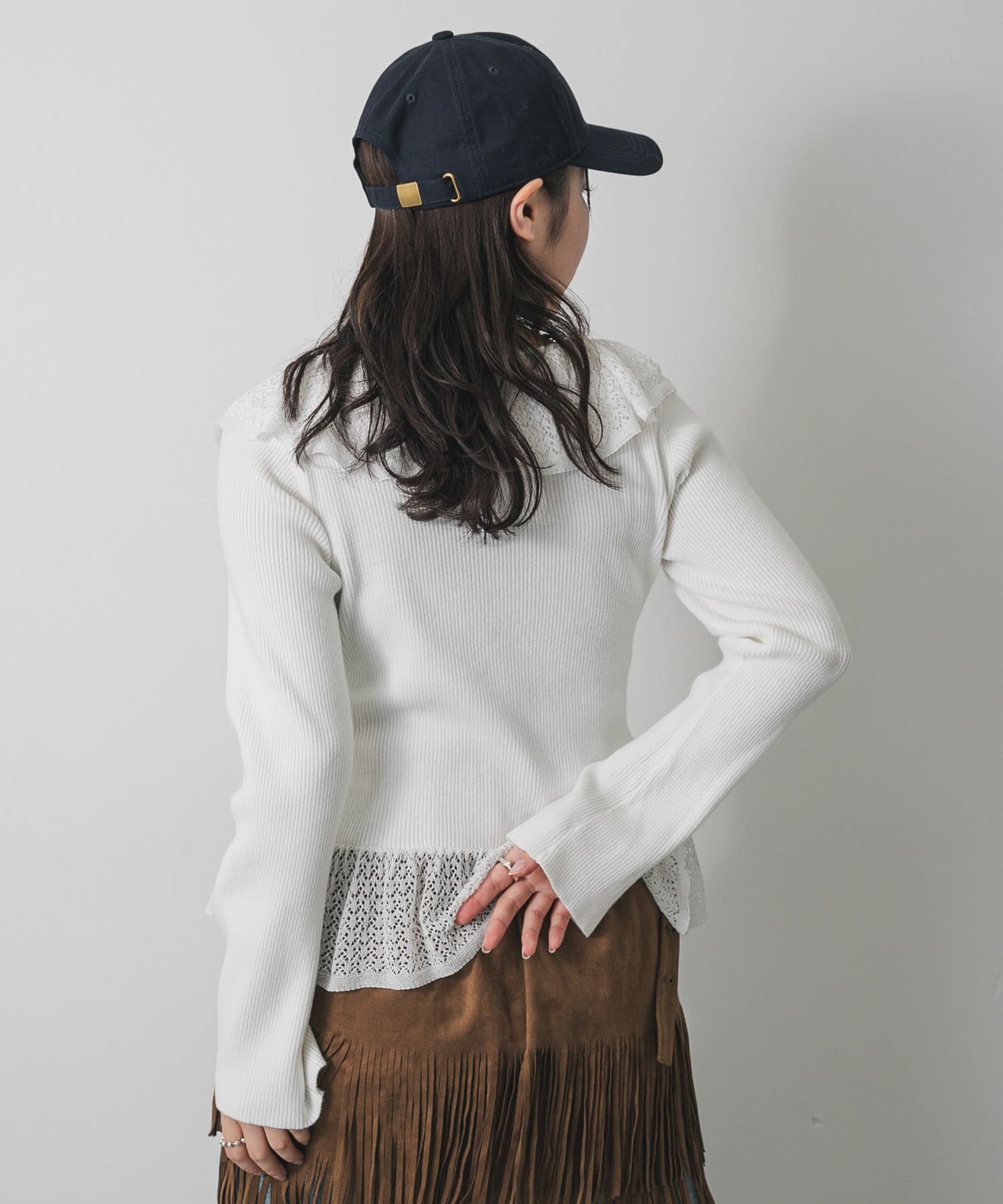 身長：158cm サイズ：one