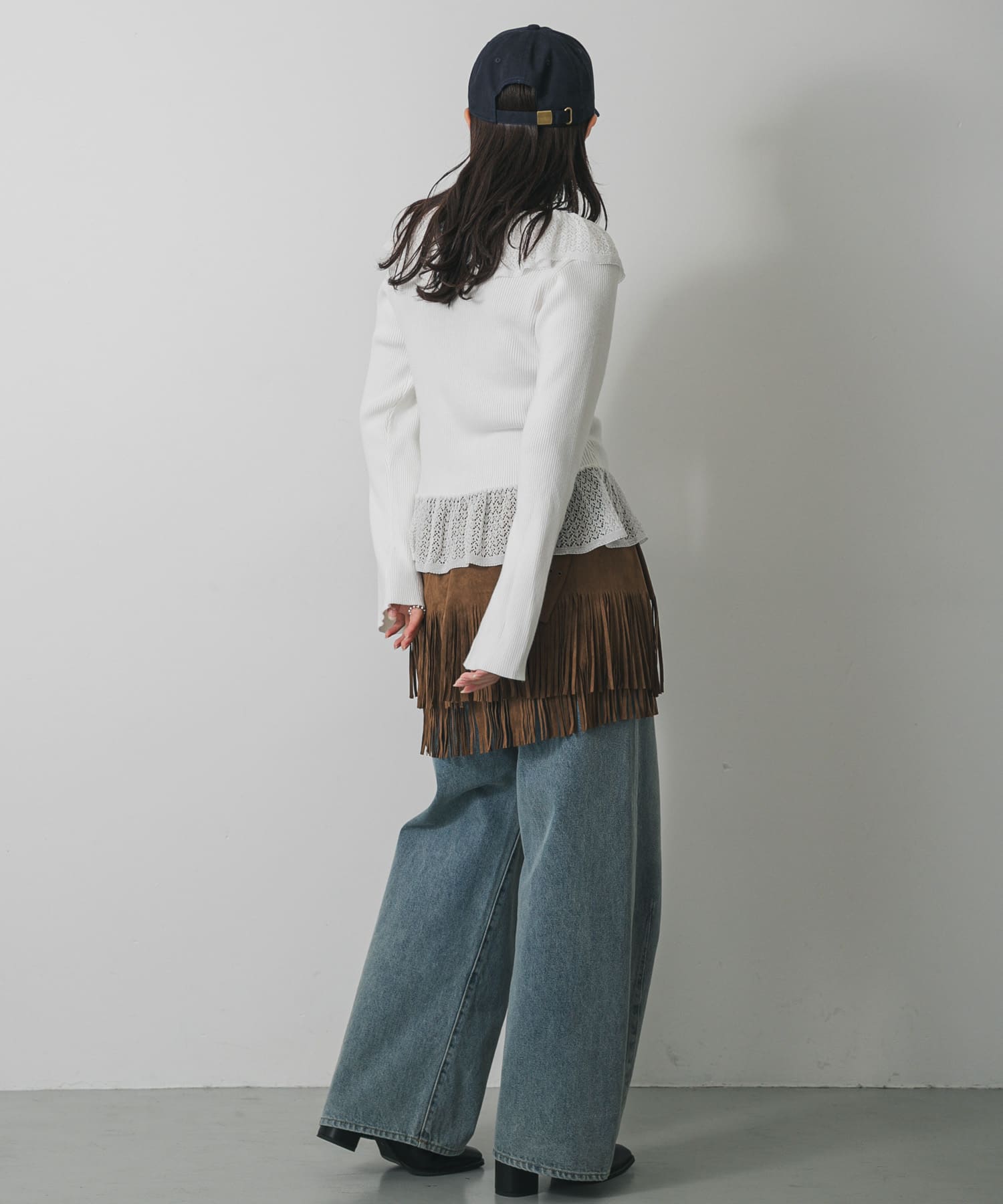 身長：158cm サイズ：one