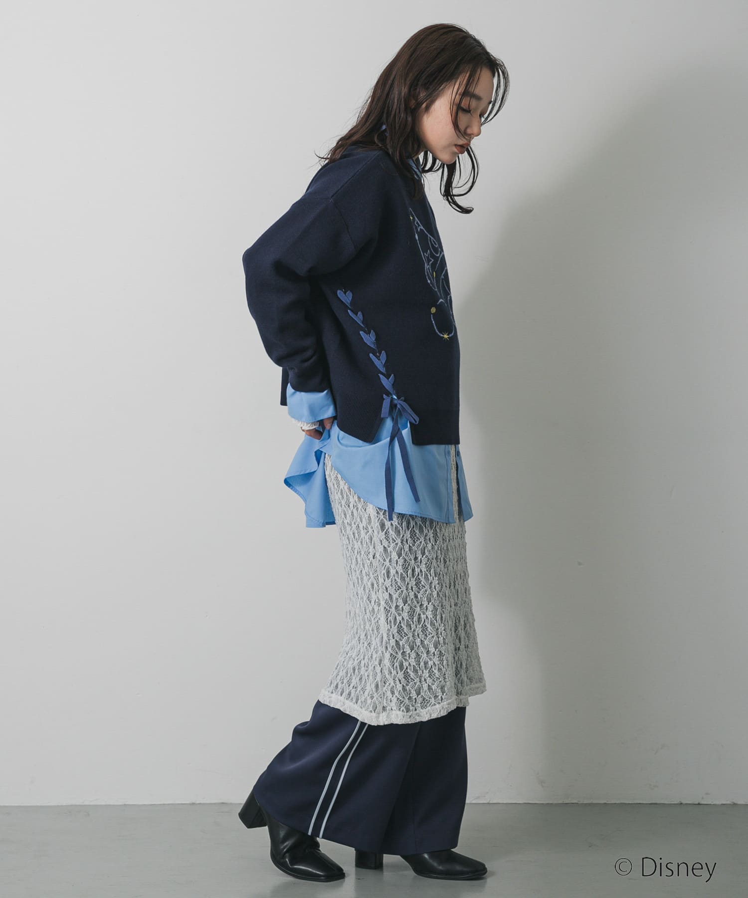 身長：158cm サイズ：one