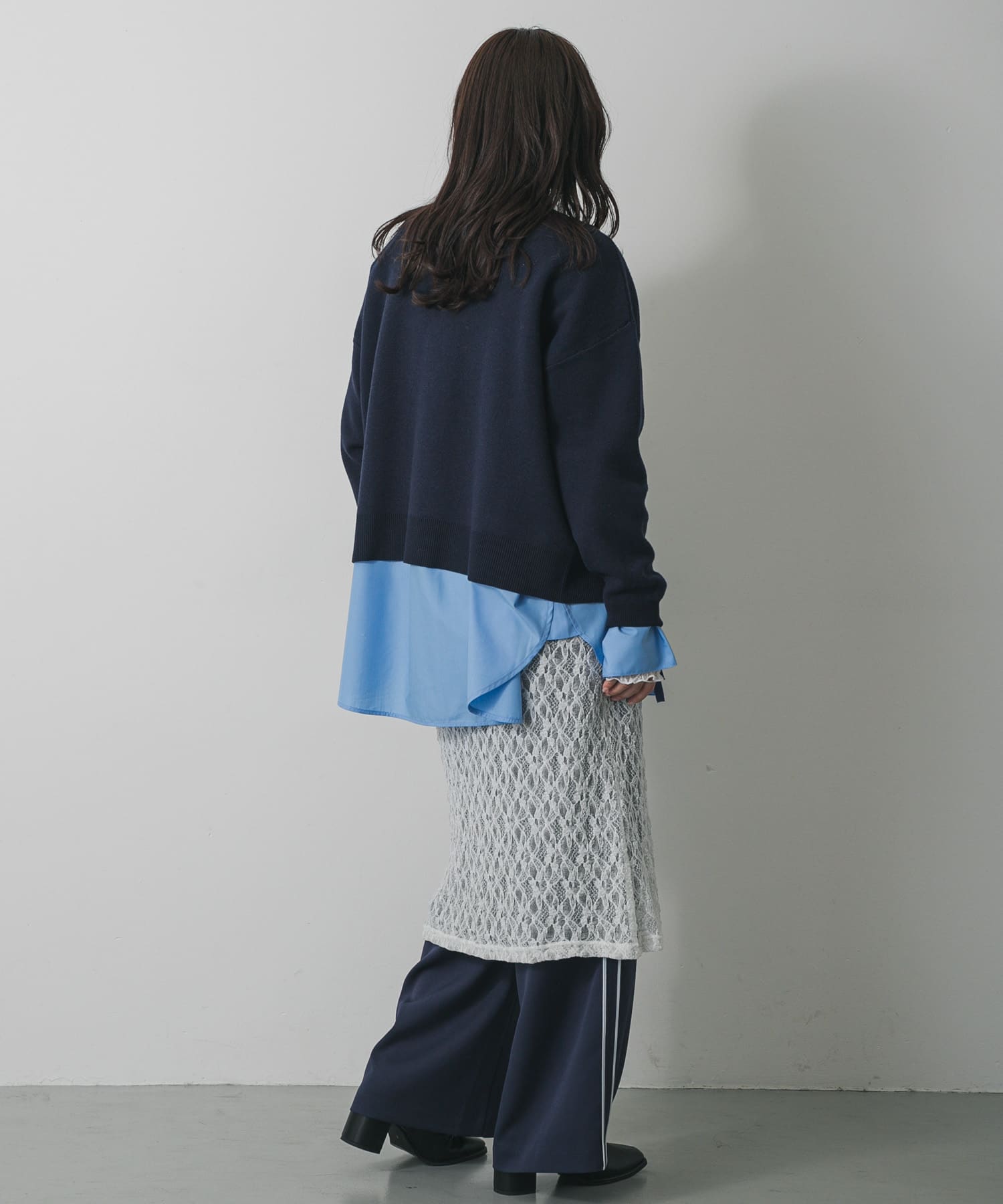 『別注』FANTASIA/コードセーター NAVY One