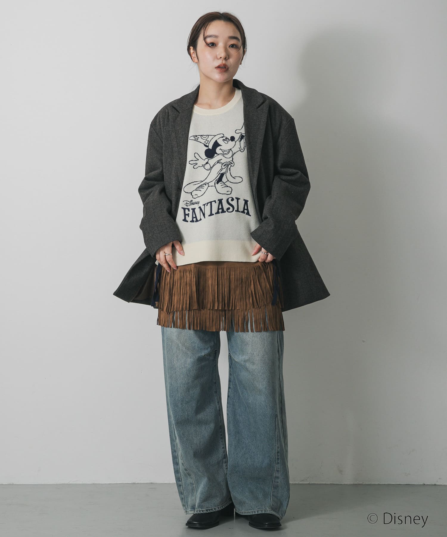 身長：158cm サイズ：one