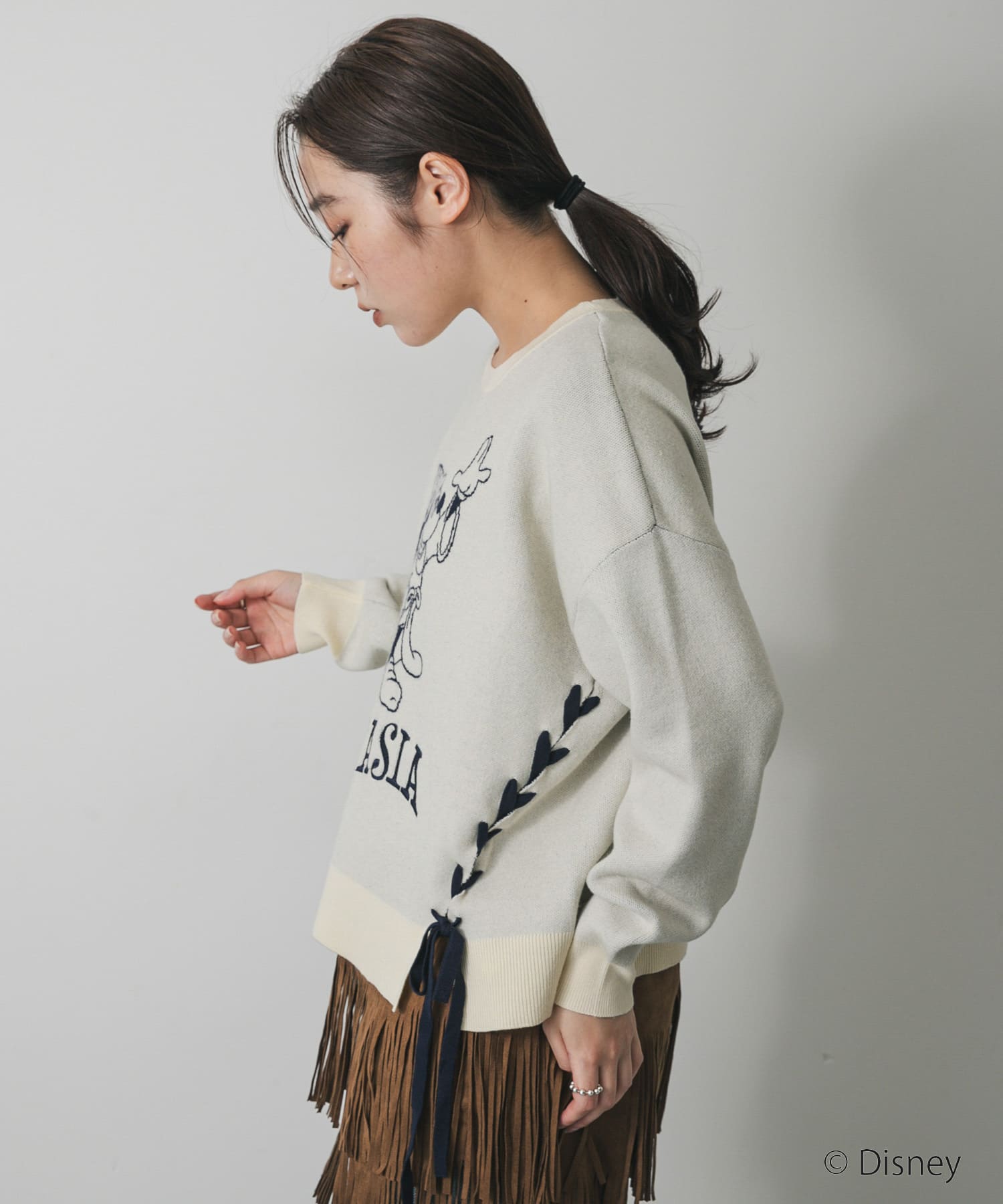 身長：158cm サイズ：one