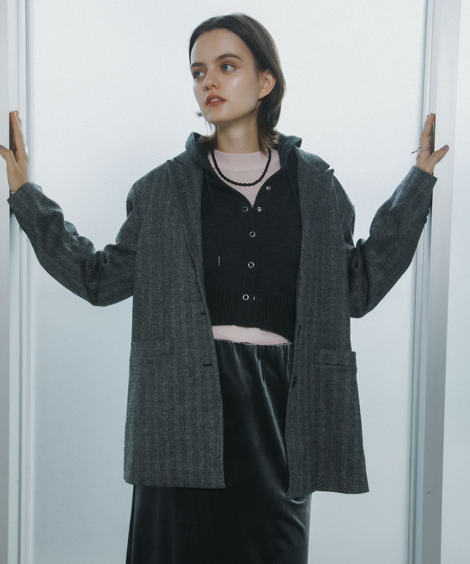 身長：172cm サイズ：one