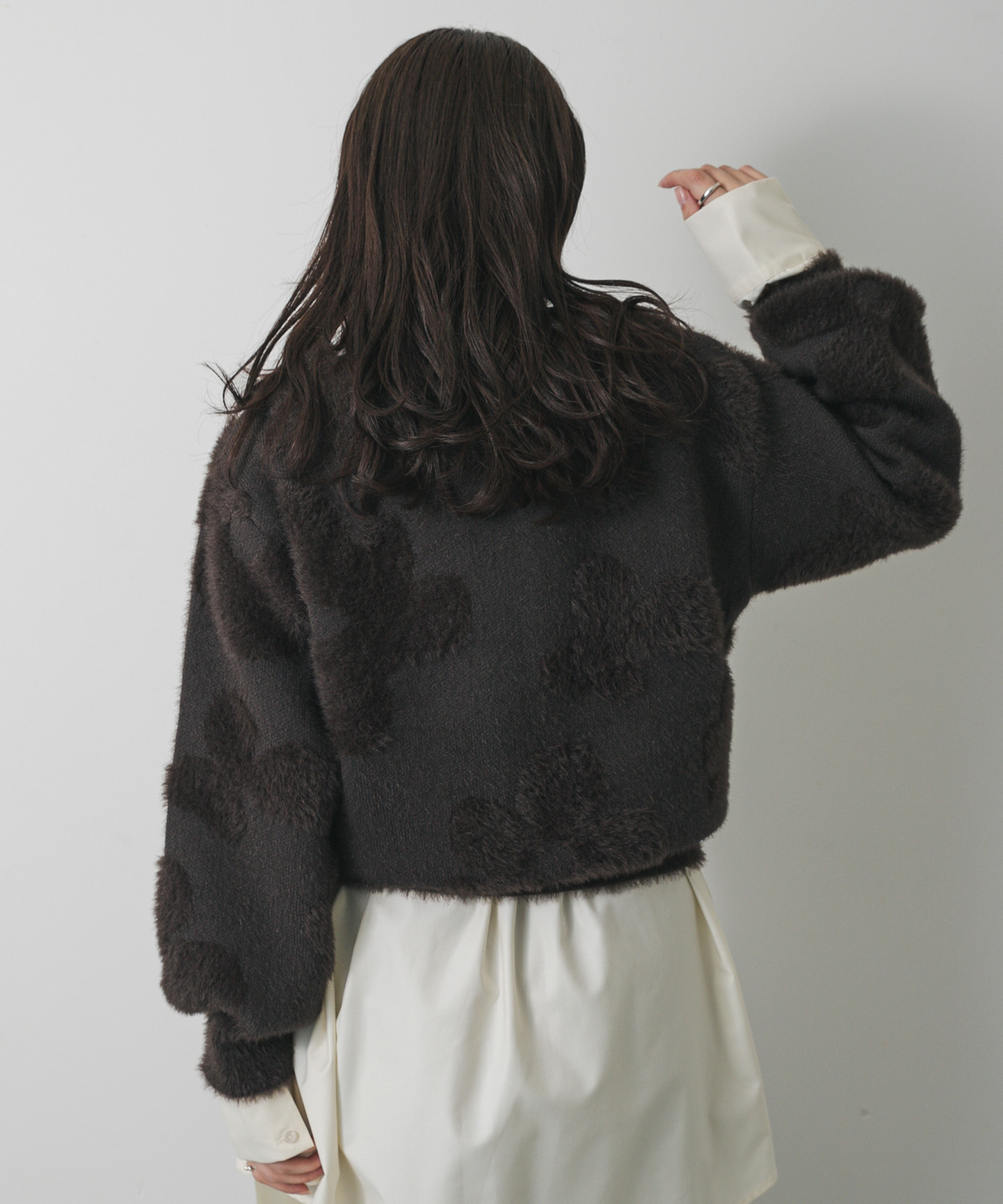 身長：158cm サイズ：one