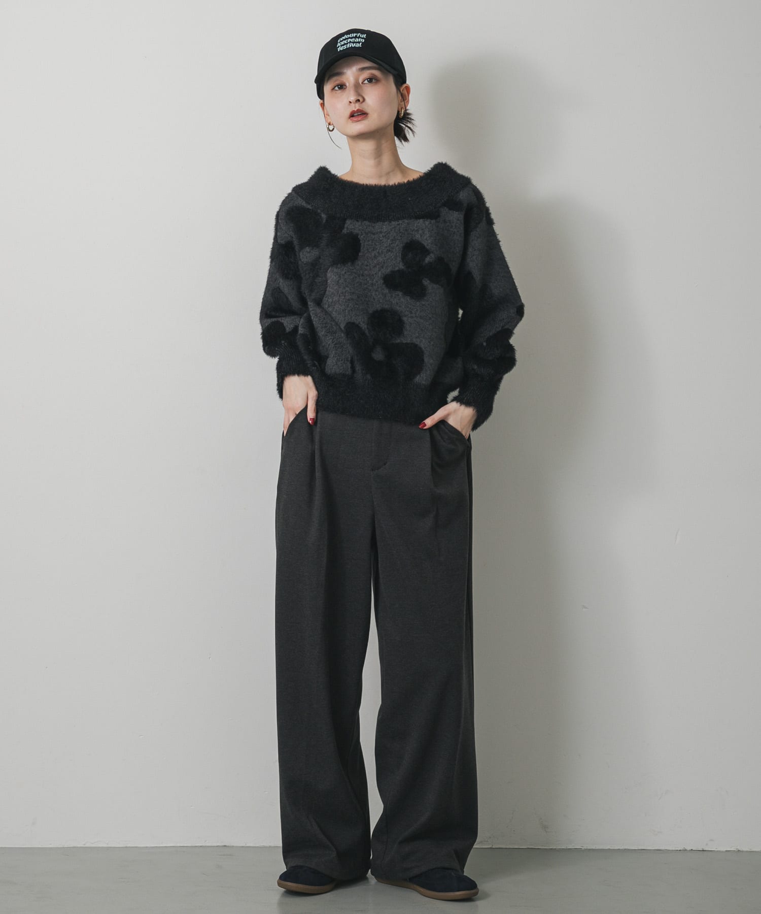 身長：169cm サイズ：one