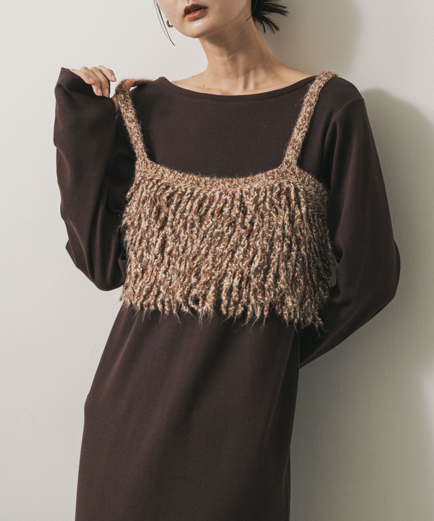 ニットブラビスチェ CAMEL one