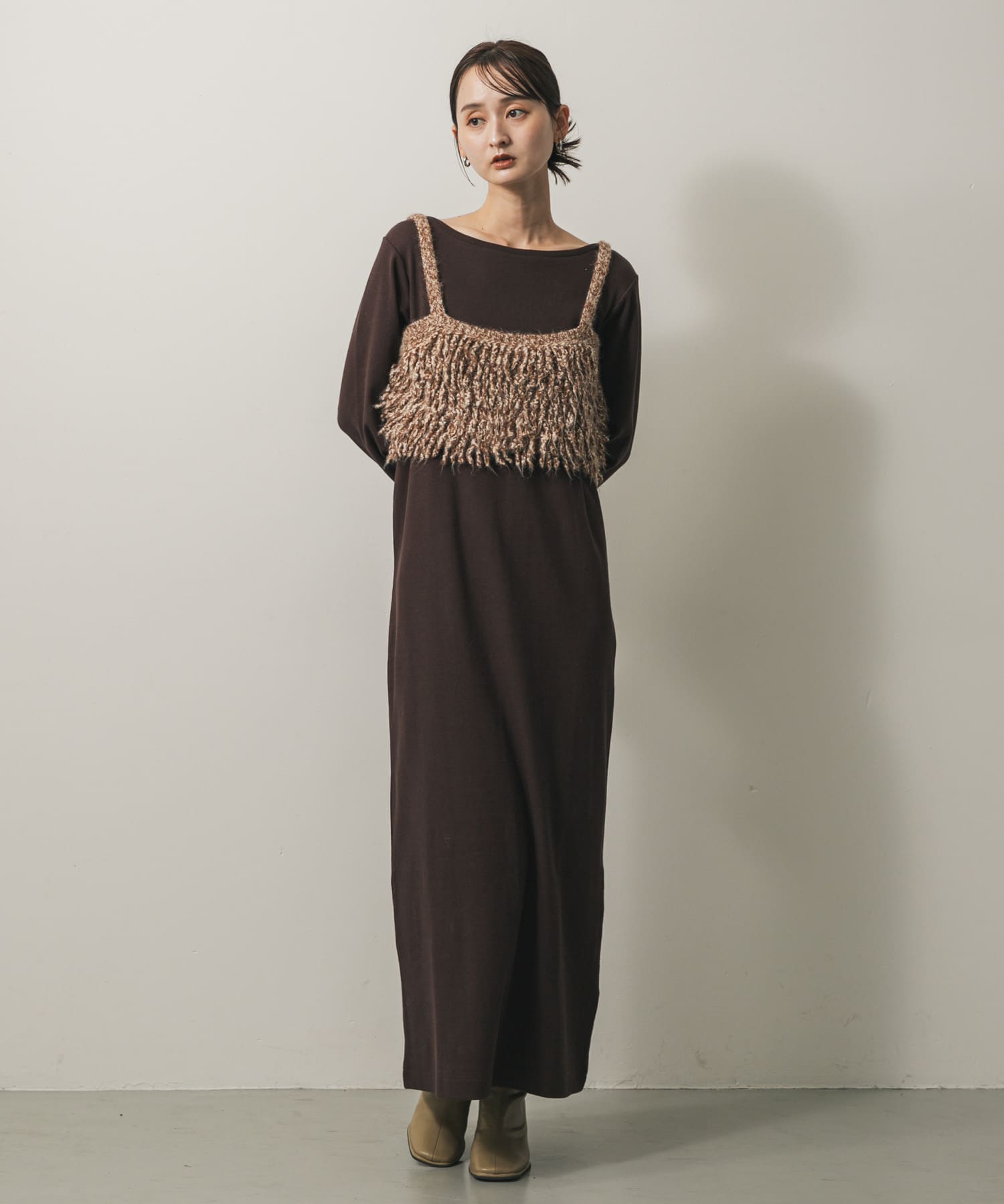 身長：169cm サイズ：one