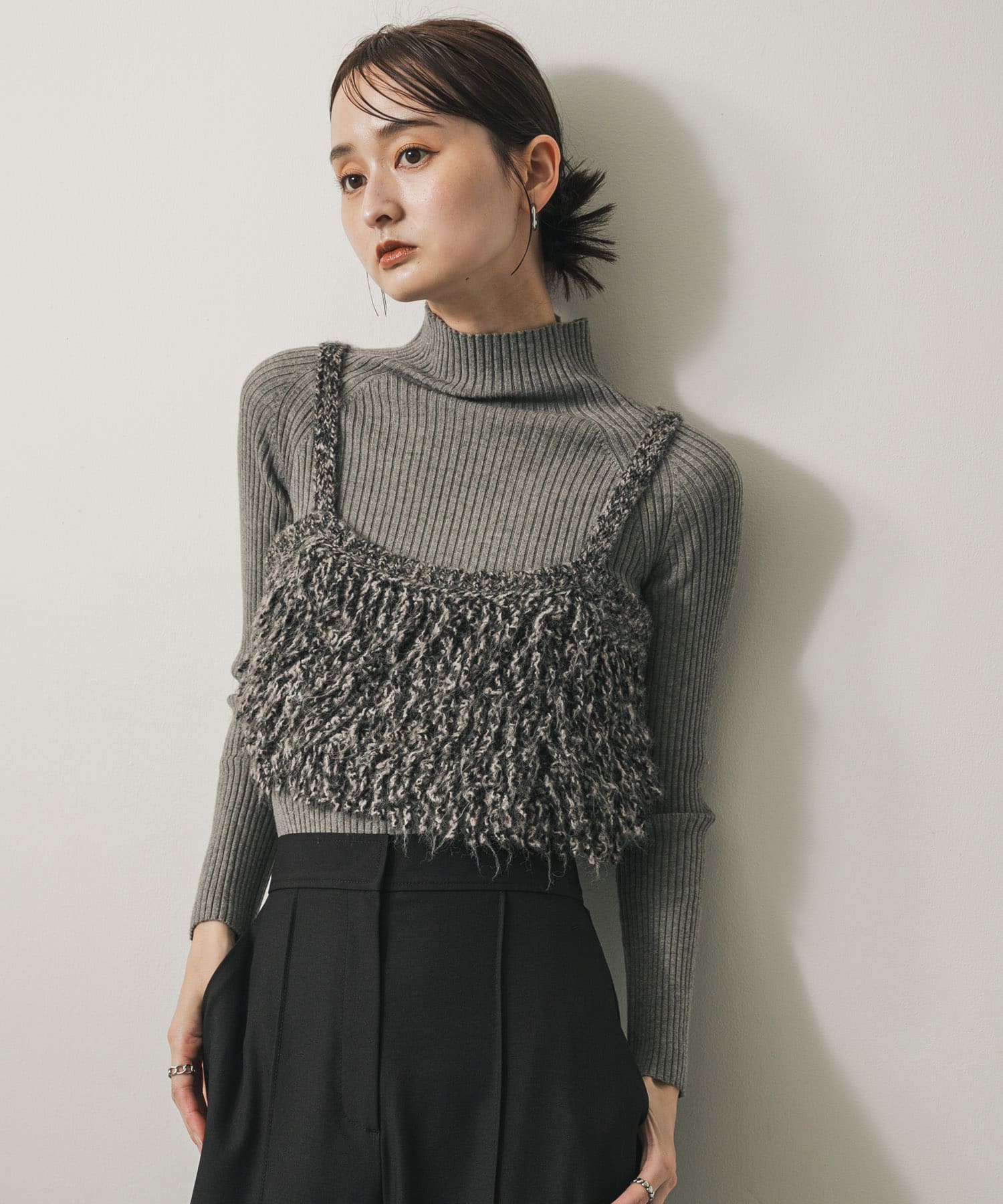 身長：169cm サイズ：one