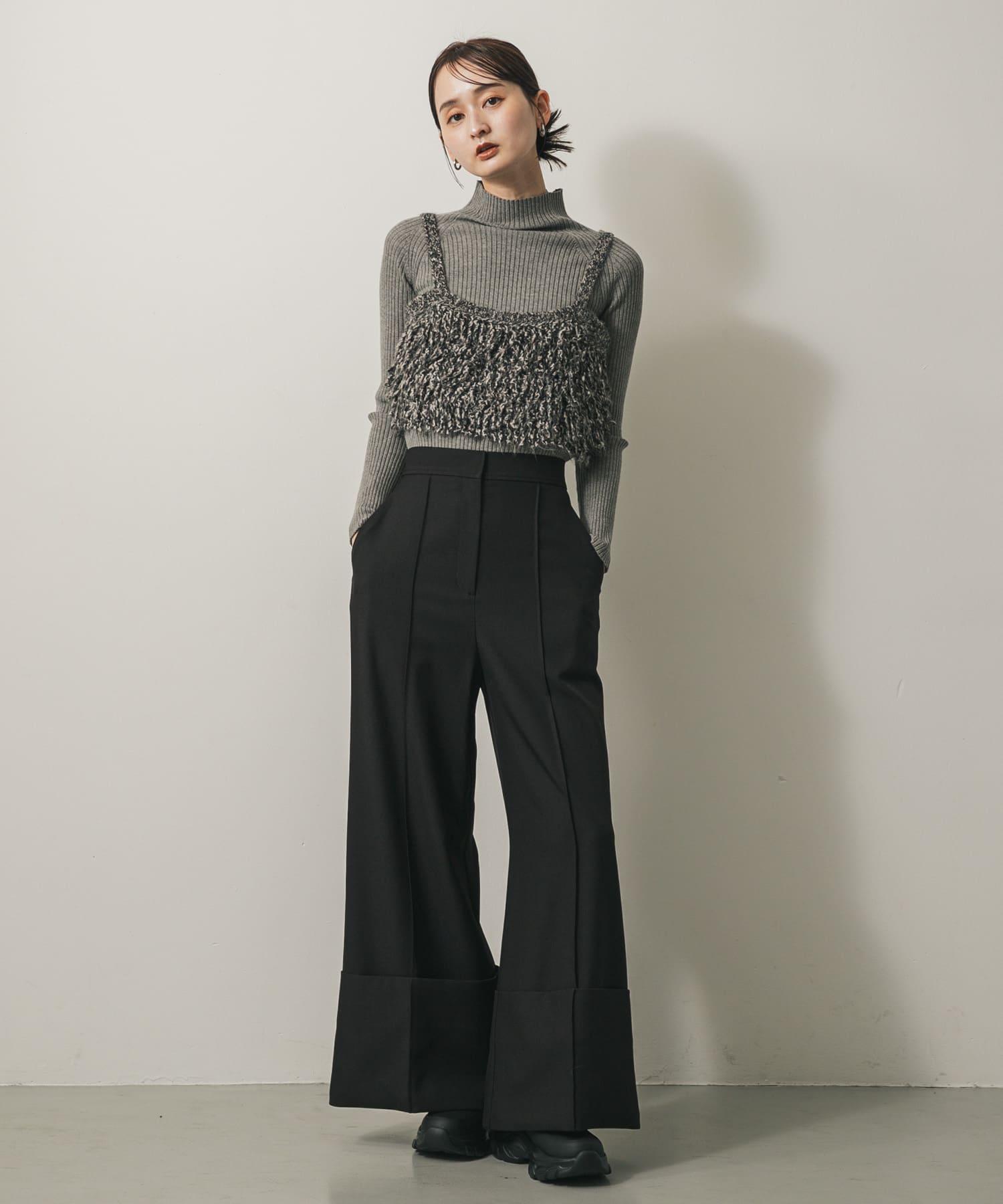 身長：169cm サイズ：one