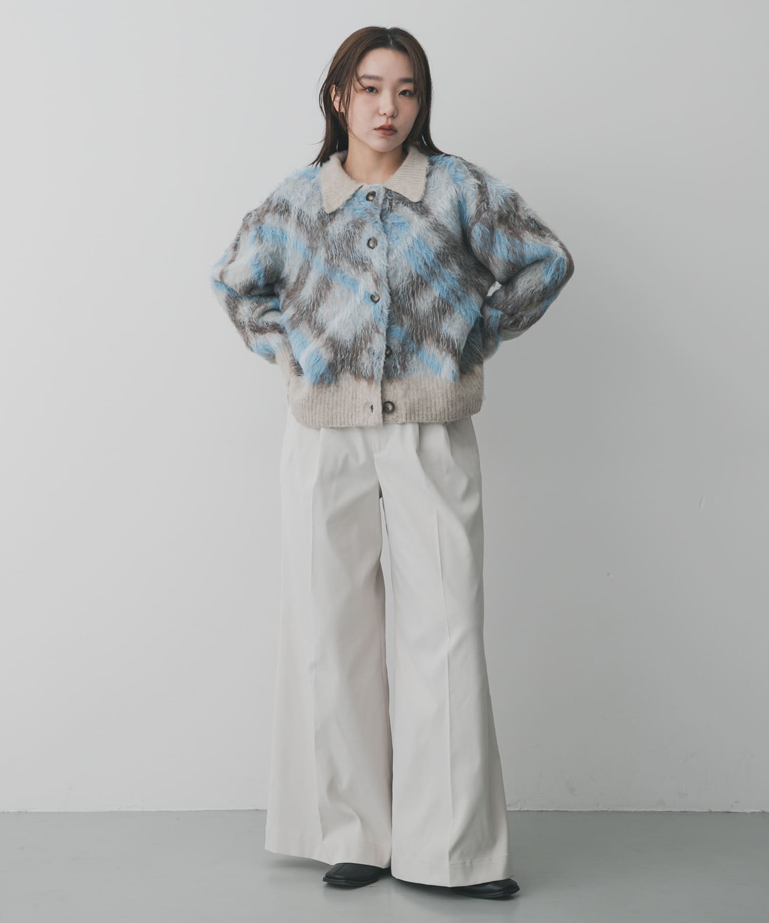 身長：158cm サイズ：one