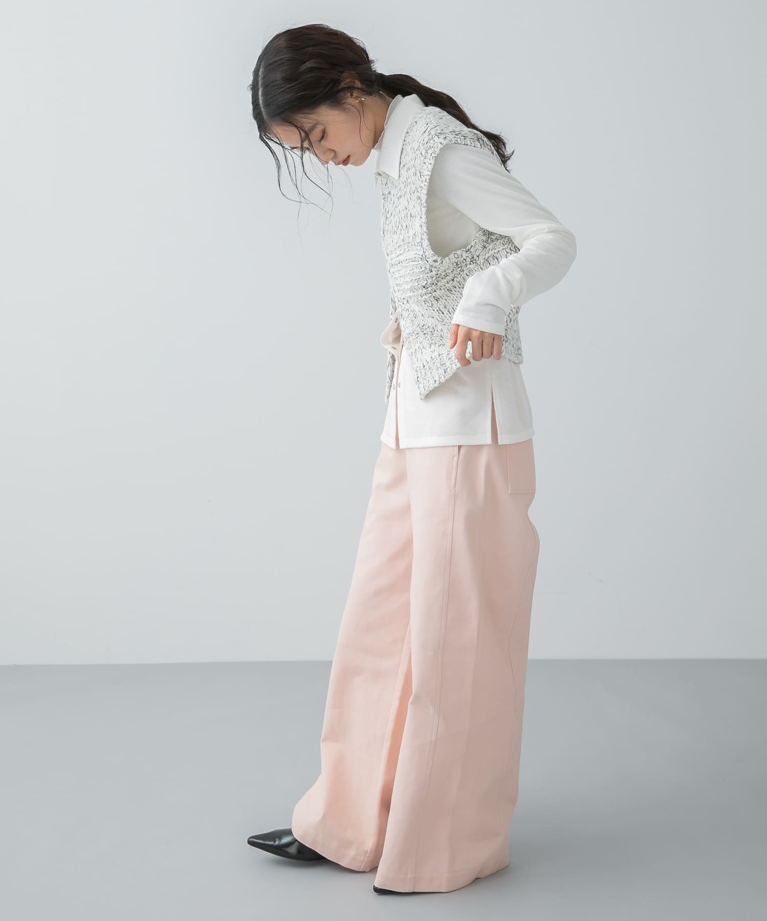 身長：160cm サイズ：one