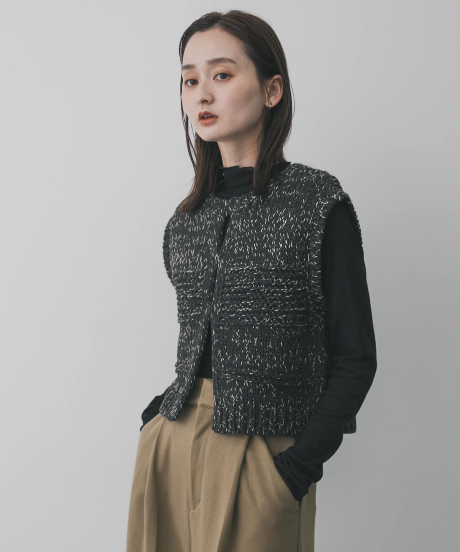 身長：169cm サイズ：one