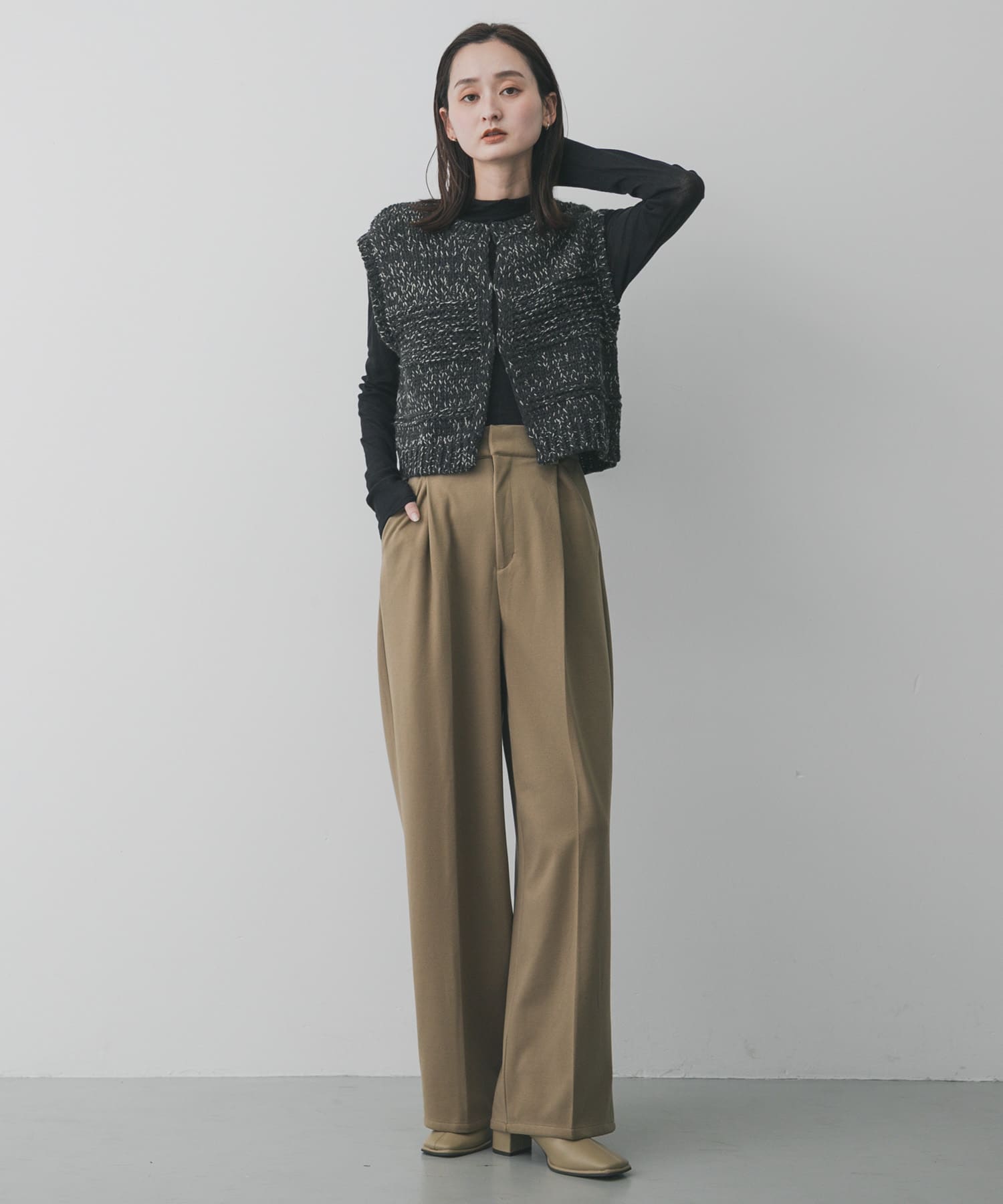 身長：169cm サイズ：one