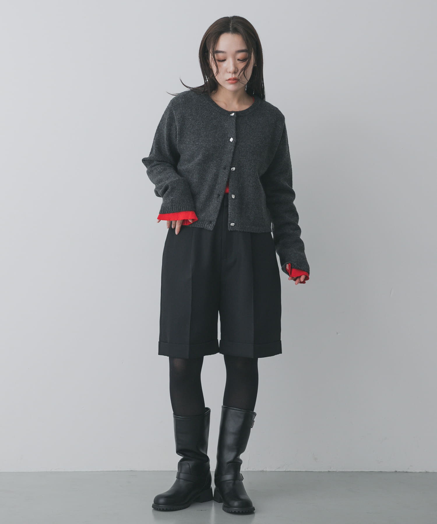 身長：158cm サイズ：one