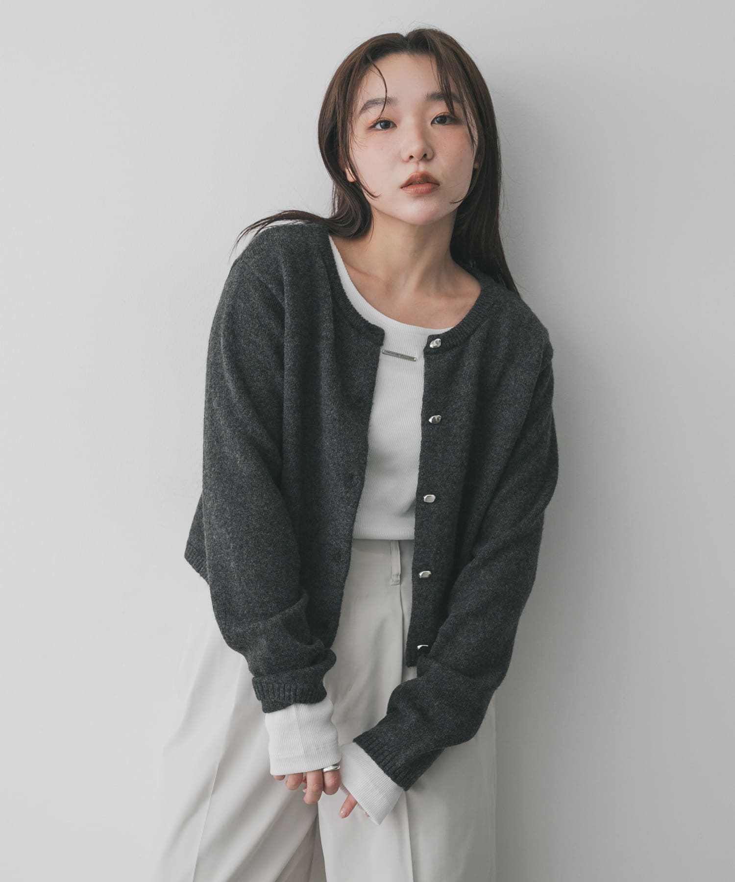 身長：158cm サイズ：one