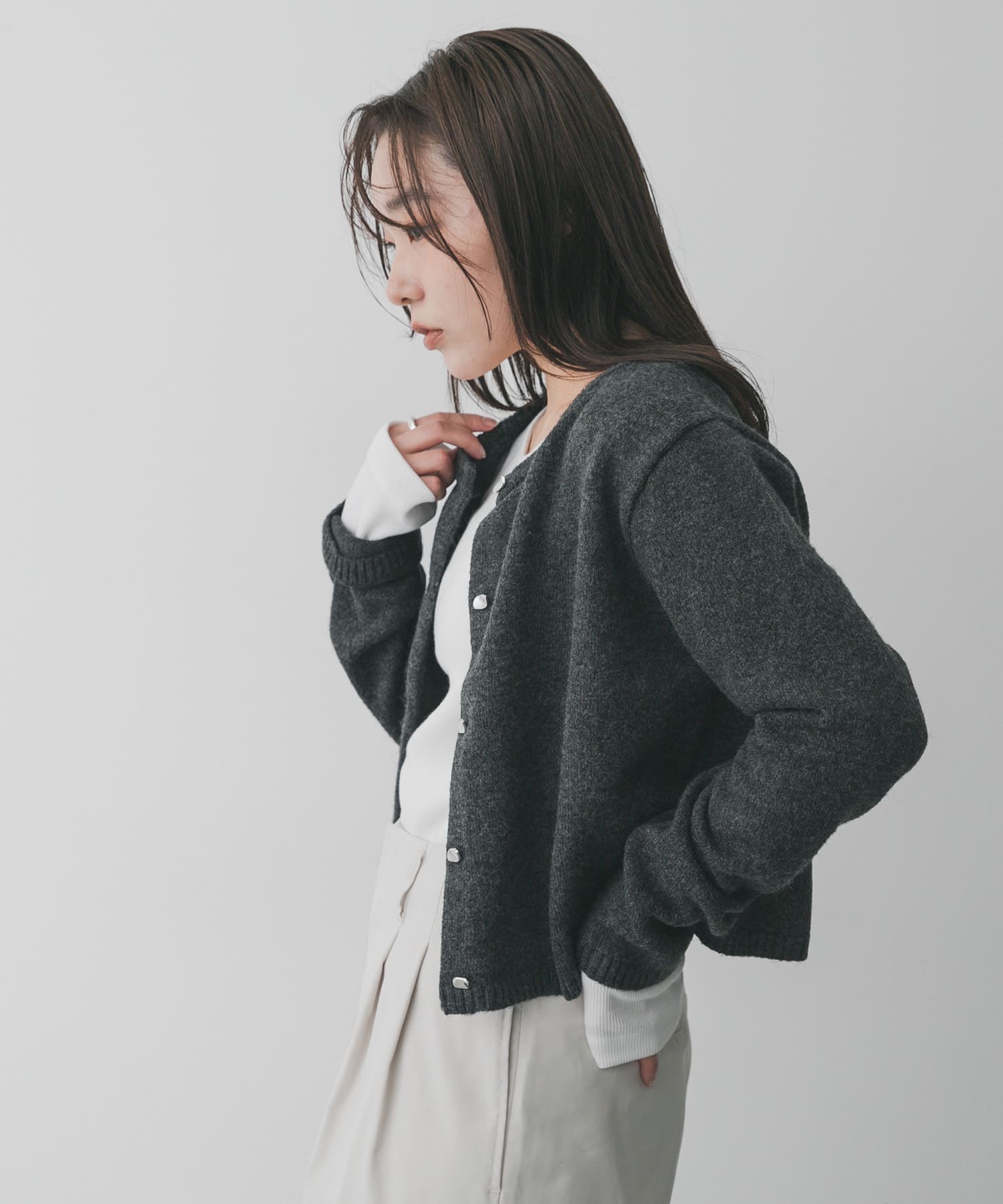 身長：158cm サイズ：one