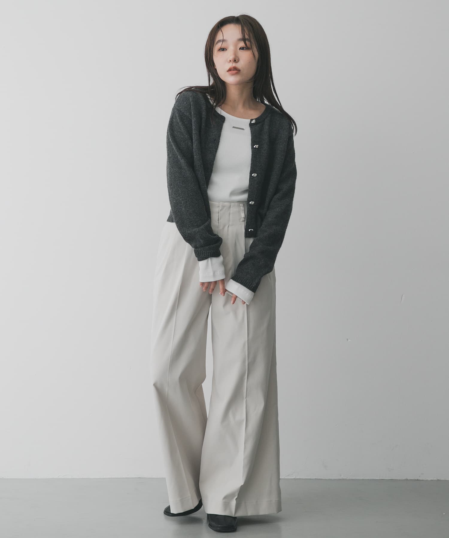 身長：158cm サイズ：one