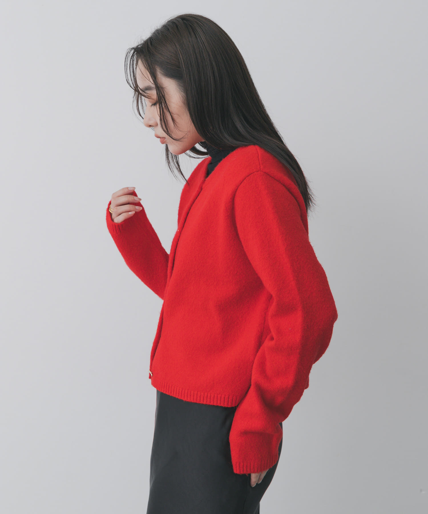 身長：158cm サイズ：one