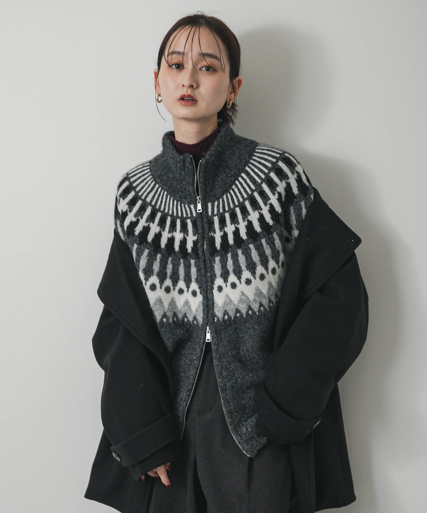 身長：169cm サイズ：one