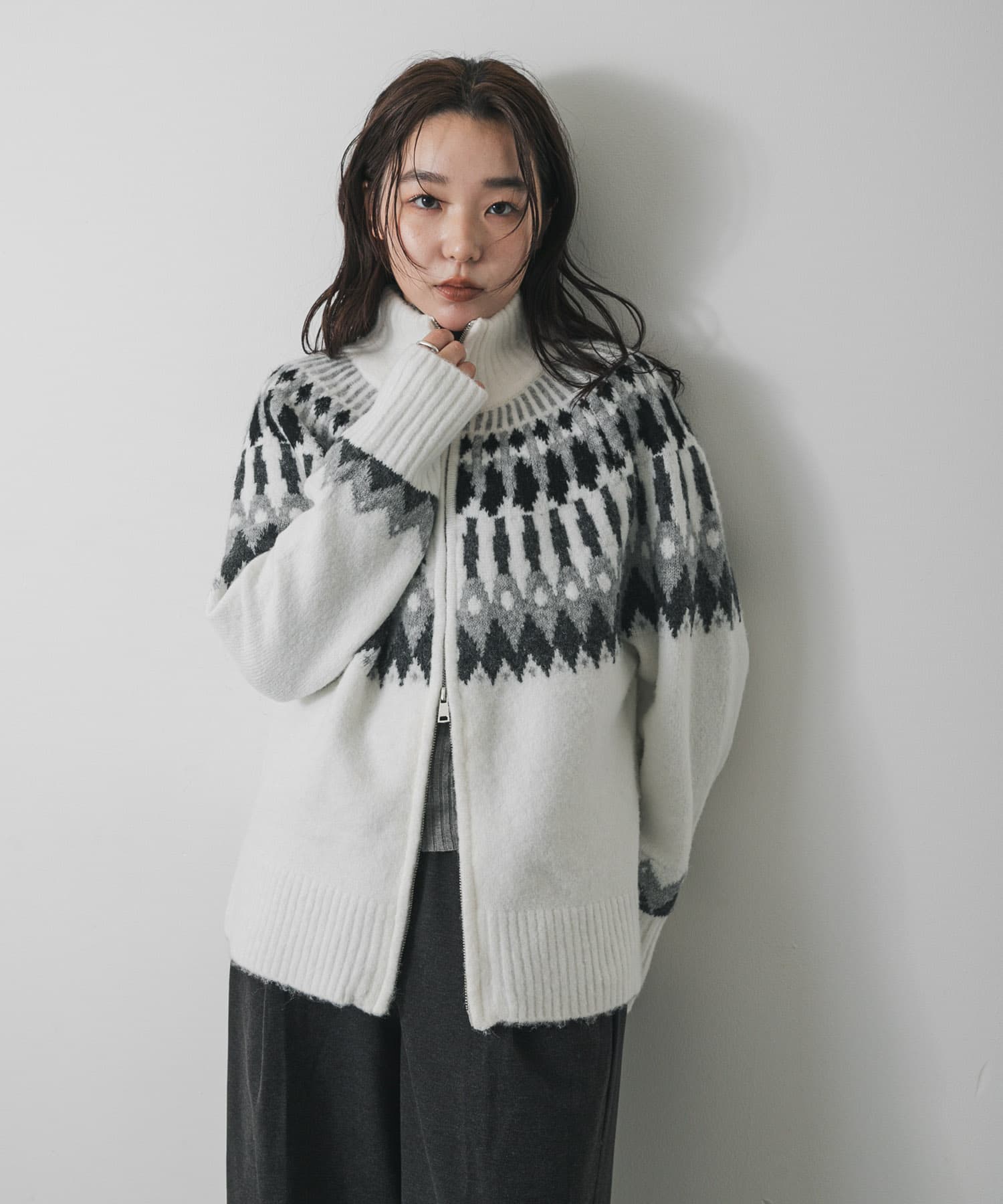 身長：158cm サイズ：one