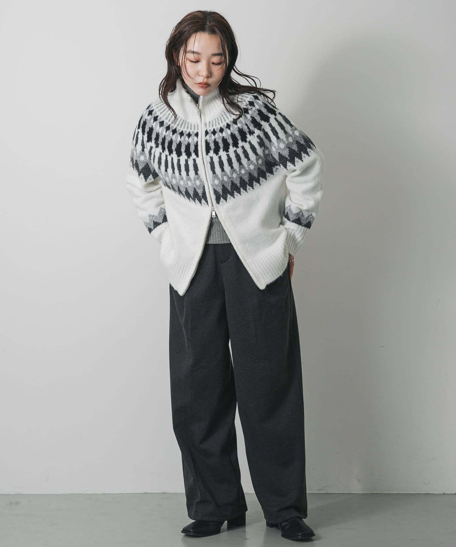 身長：158cm サイズ：one