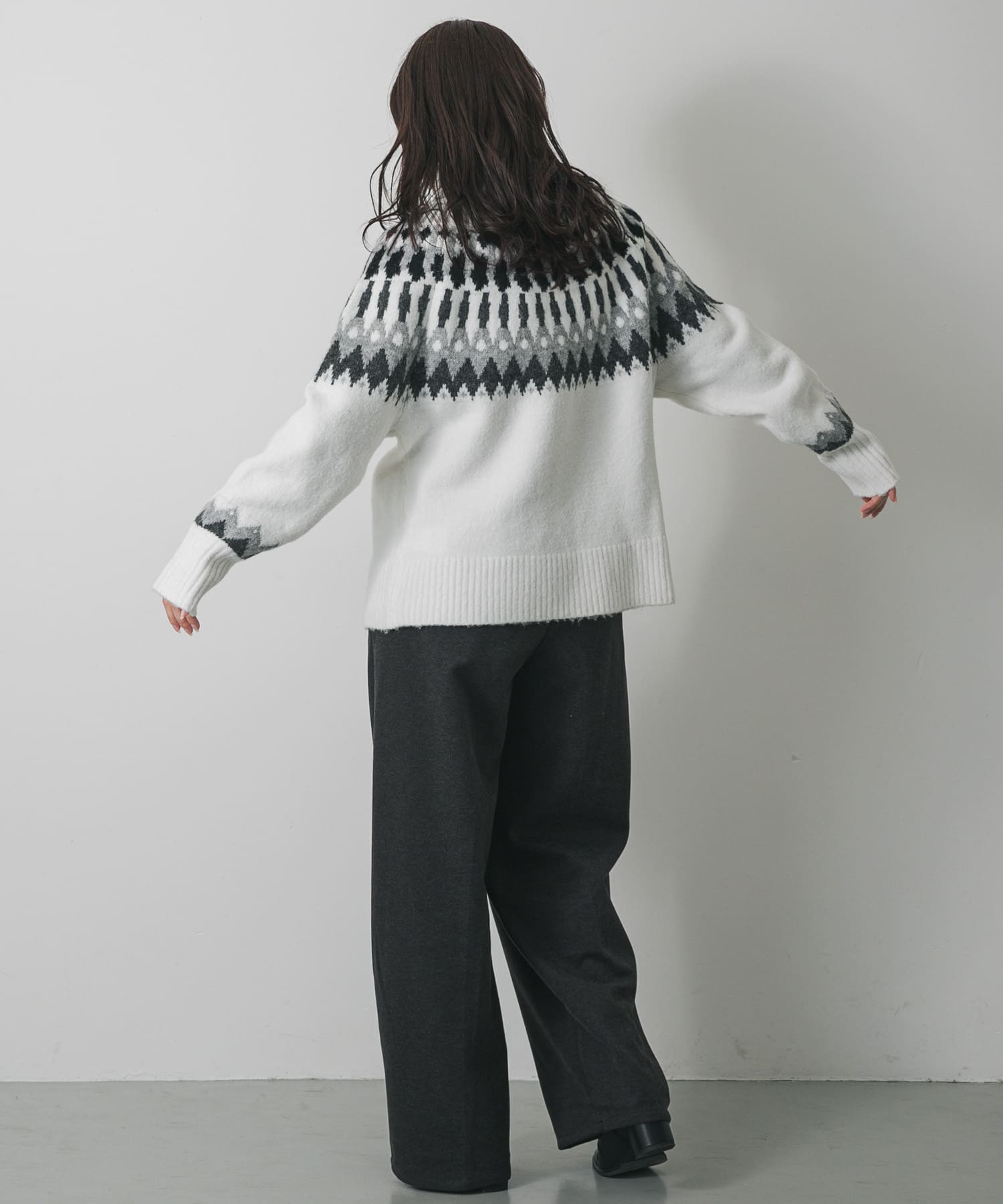 身長：158cm サイズ：one