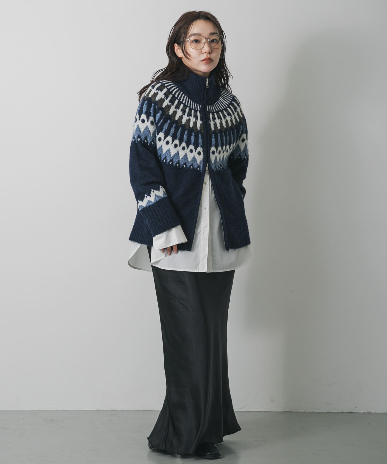 身長：158cm サイズ：one