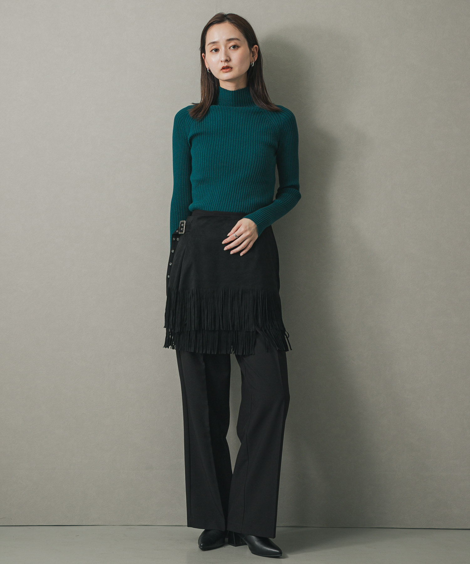 身長：169cm サイズ：one