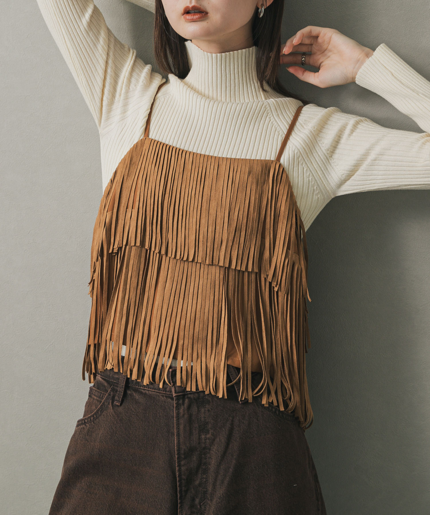 身長：169cm サイズ：one