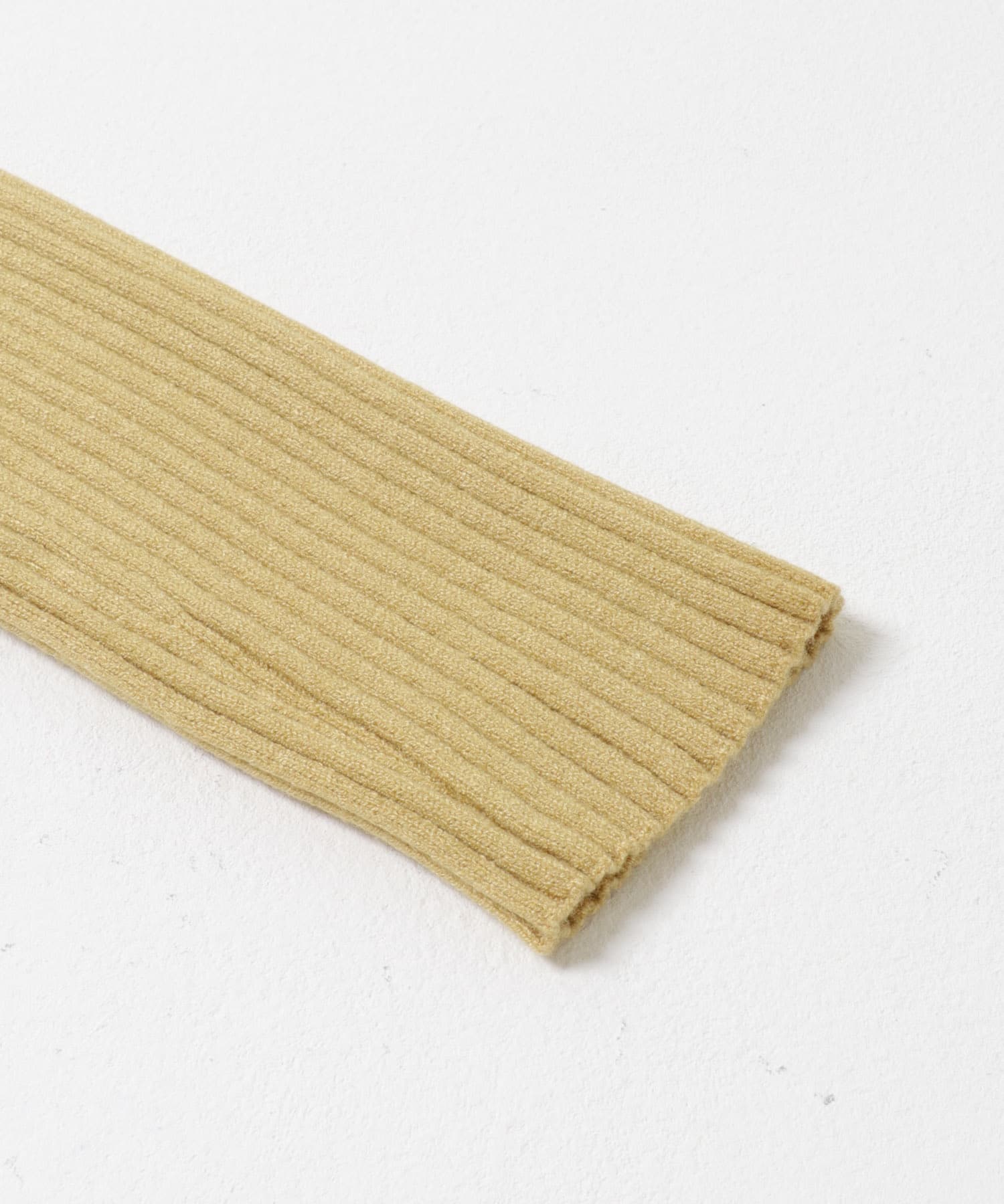 ストレッチリブハイネックセーター MUSTARD COMPACT