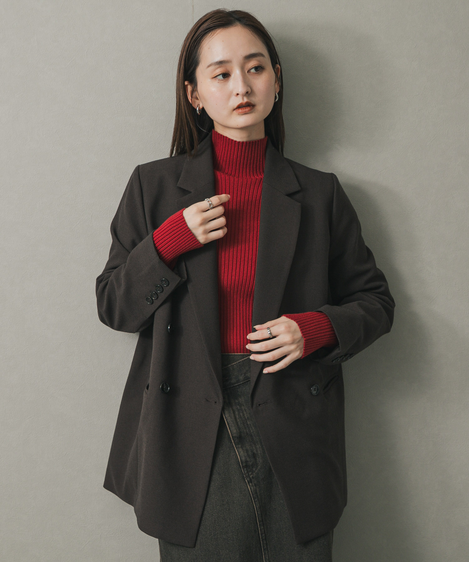 身長：169cm サイズ：one