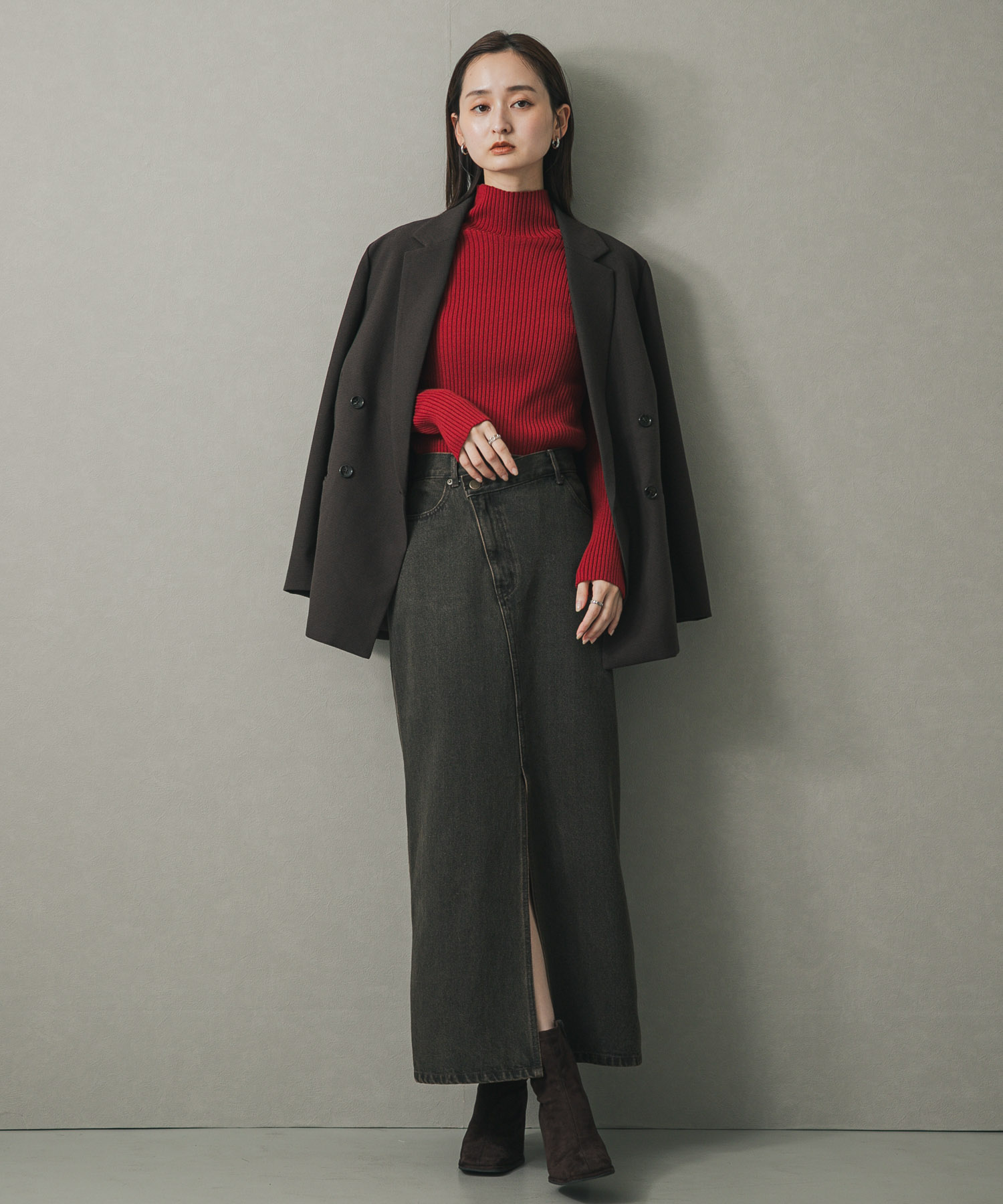 身長：169cm サイズ：one