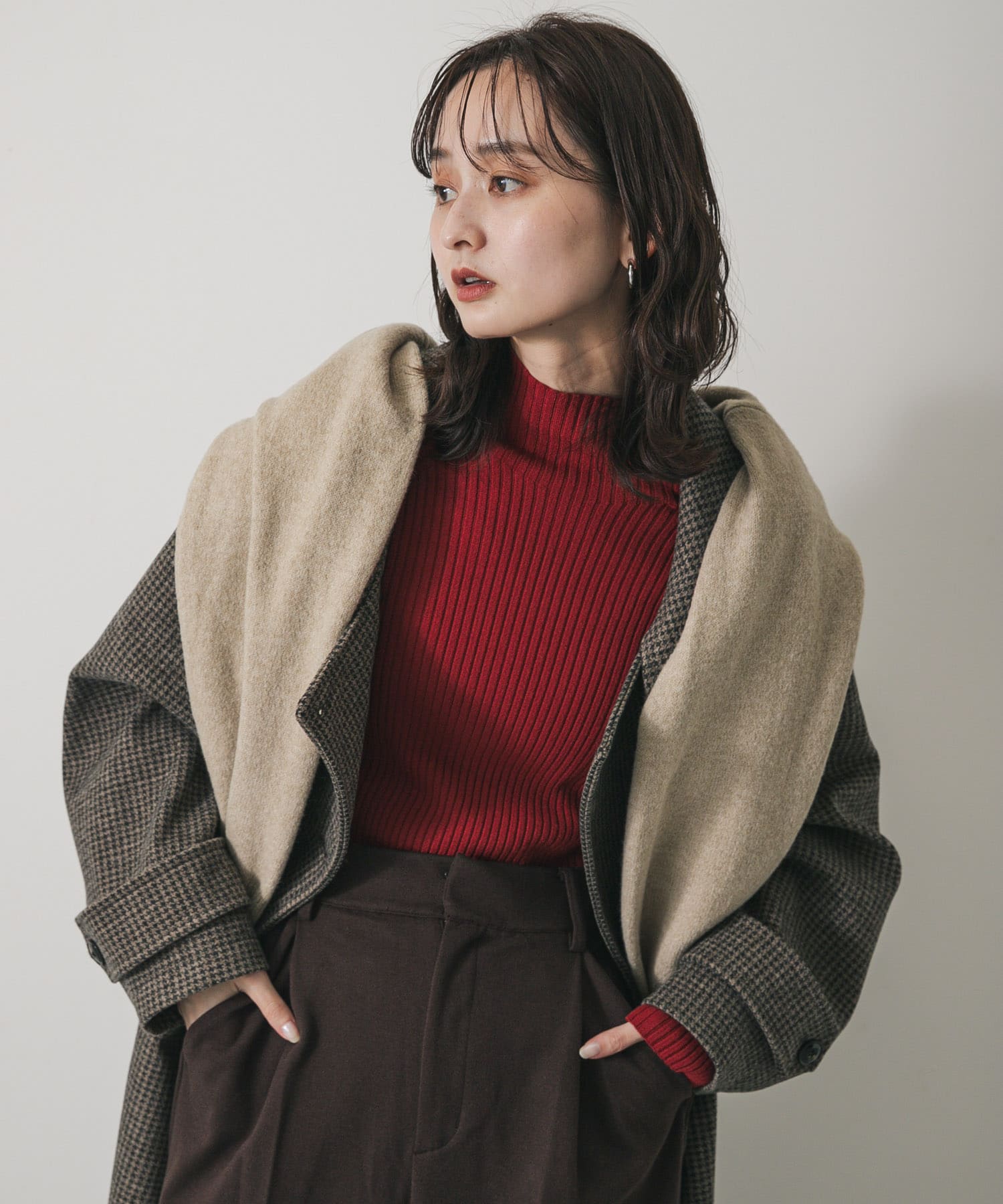 身長：169cm サイズ：one